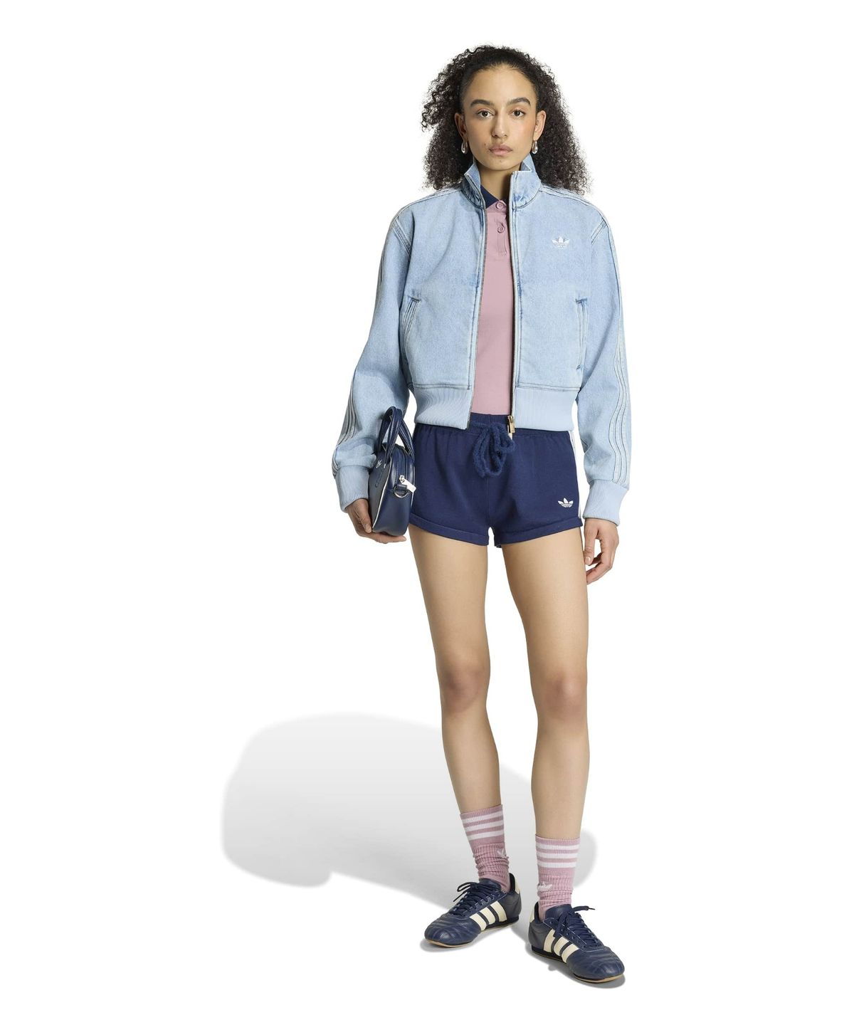 아디다스(ADIDAS) 파이어버드 데님 트랙탑 - 라이트블루데님 / KQ6492