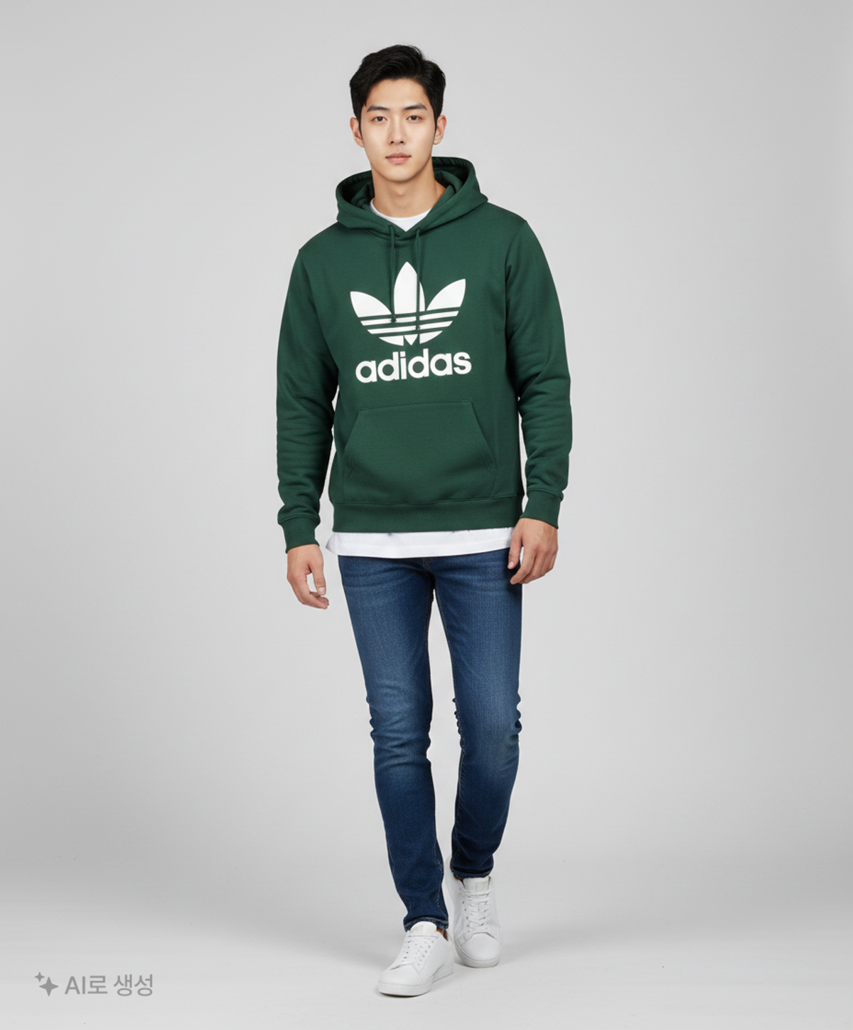 아디다스(ADIDAS) 후드 티셔츠 M