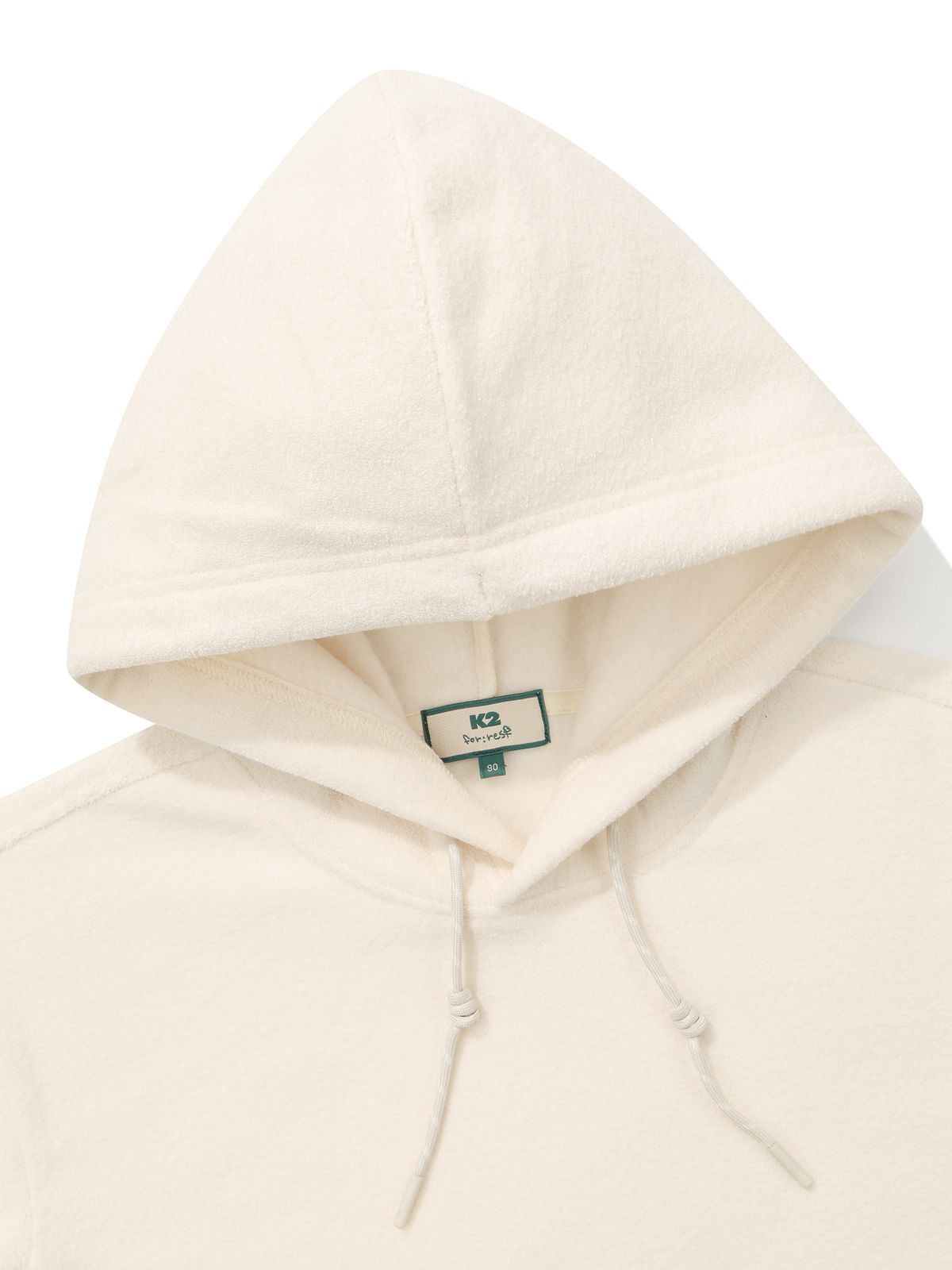 케이투(K2) FOR:REST TERRY 후디 티셔츠 W_Cream