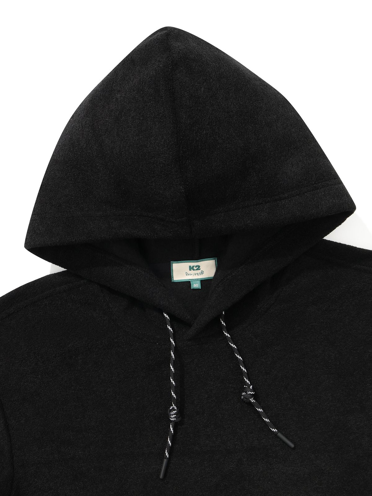 케이투(K2) FOR:REST TERRY 후디 티셔츠 W_Black