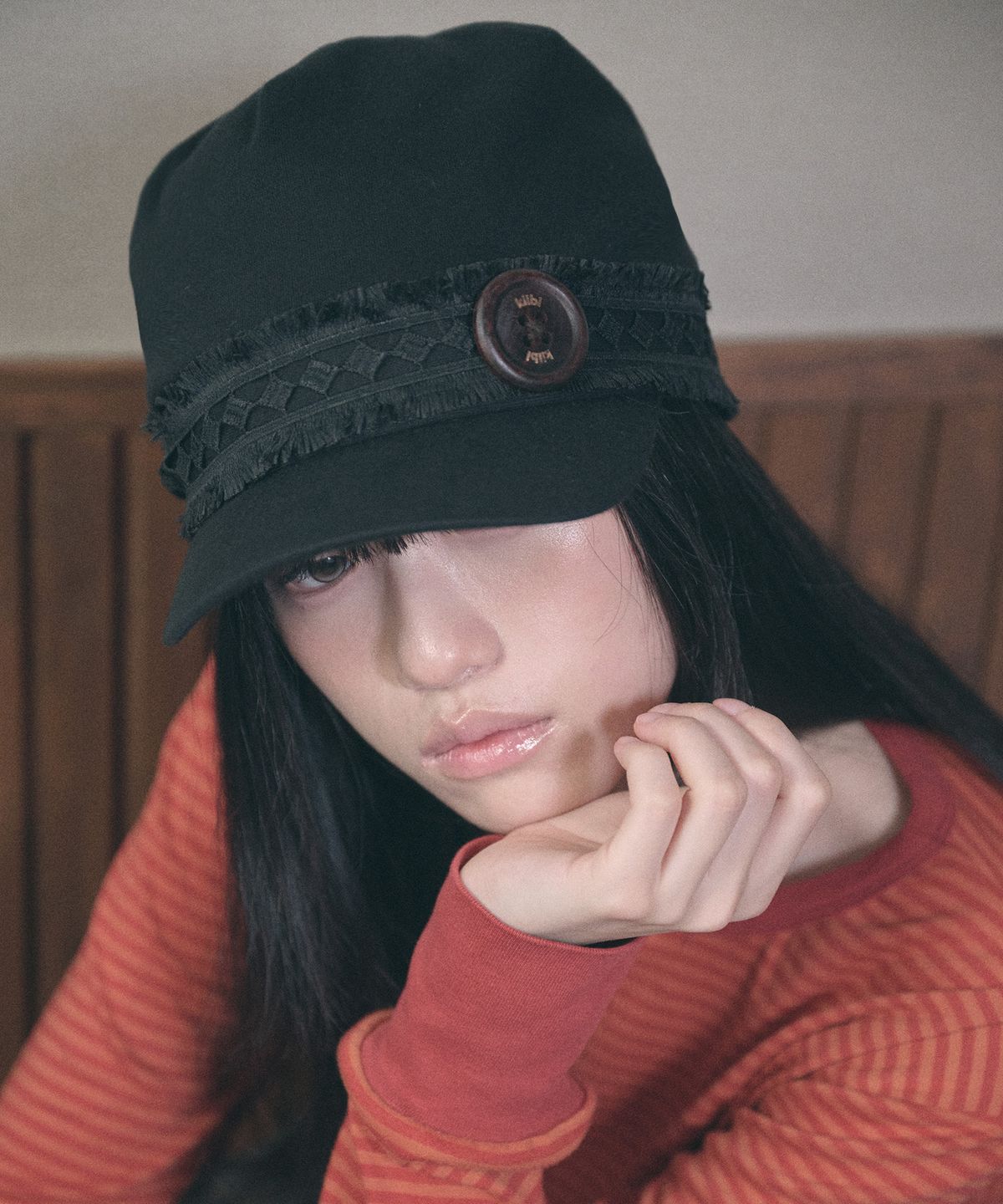 키이비(KIIBI) hippie button cap black