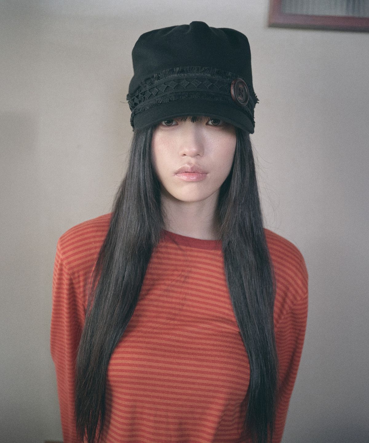 키이비(KIIBI) hippie button cap black