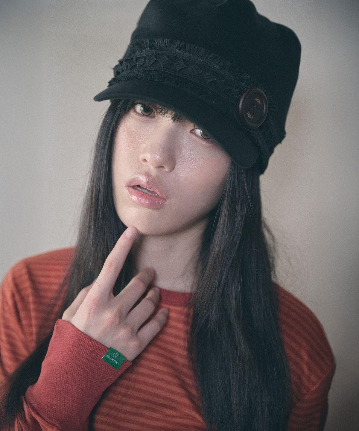 키이비(KIIBI) hippie button cap black