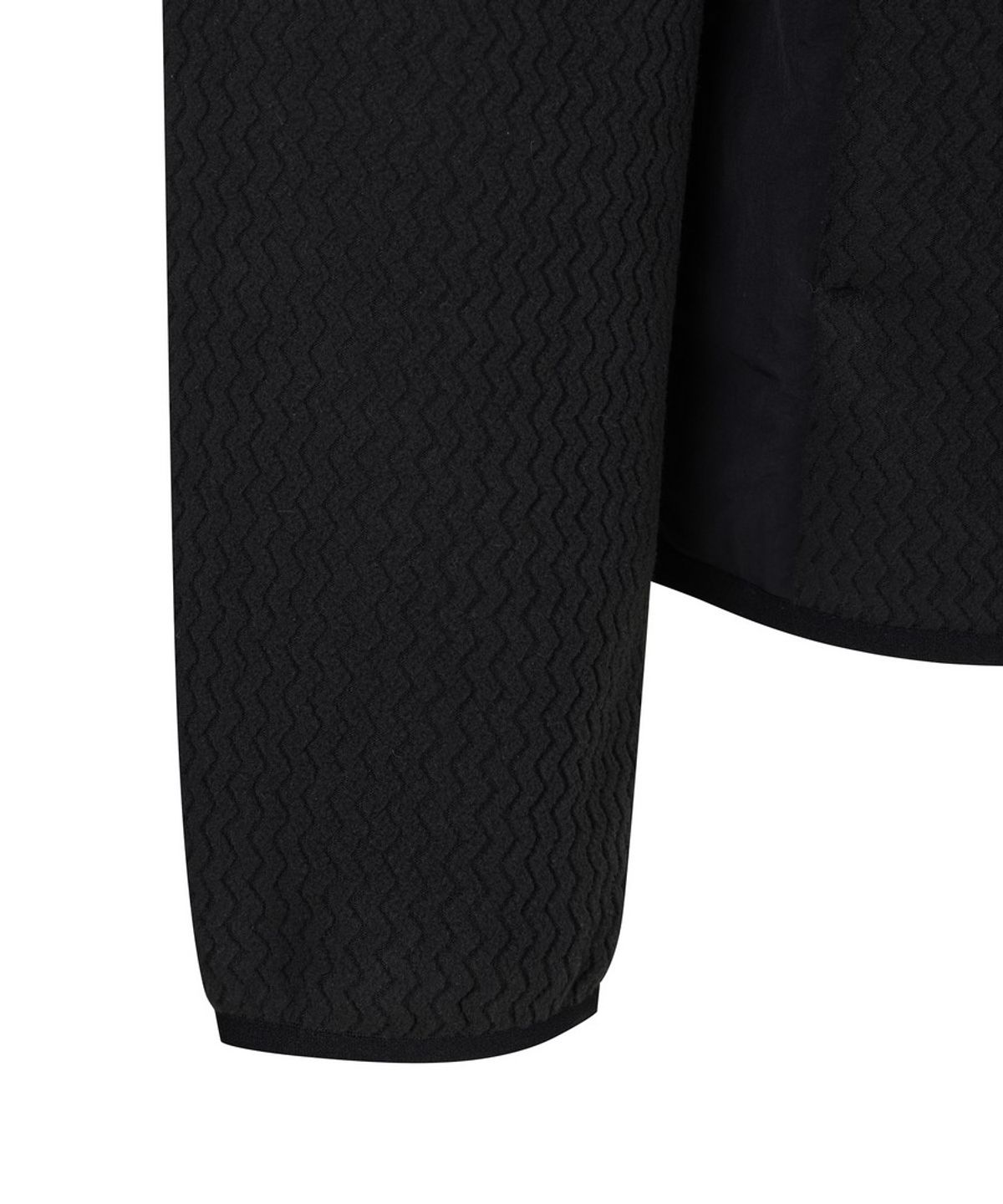 디스커버리 익스페디션(DISCOVERY EXPEDITION) 유니 자가드 하이넥 플리스 자켓 (BLACK)