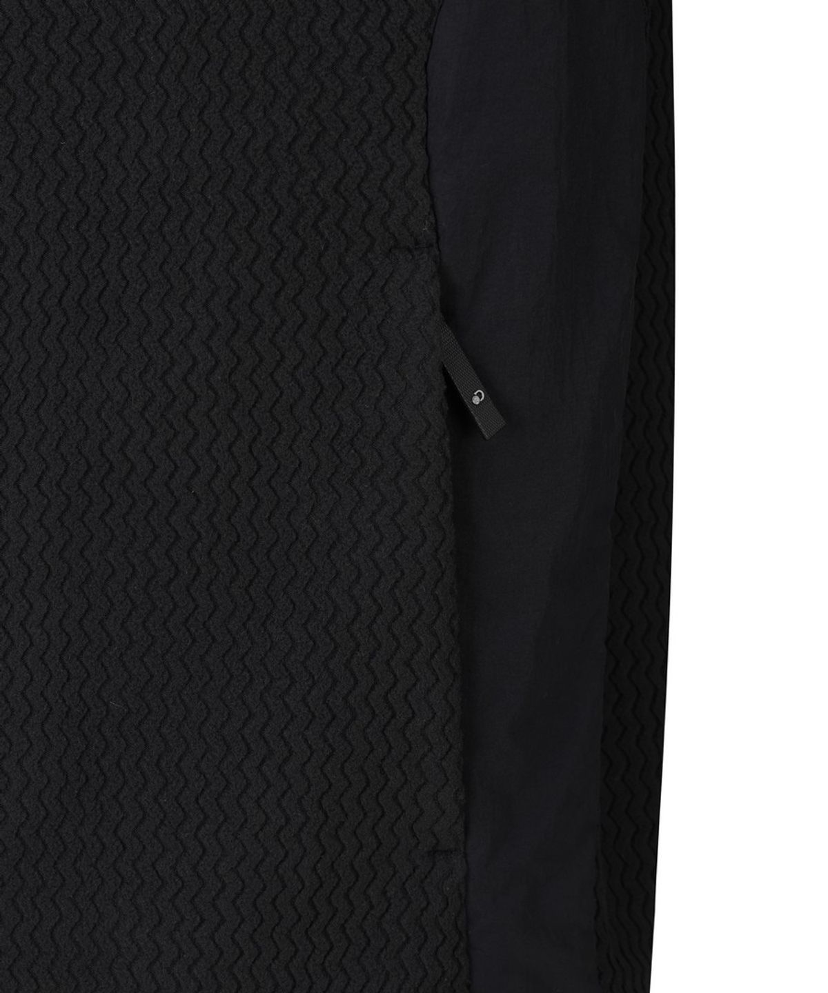 디스커버리 익스페디션(DISCOVERY EXPEDITION) 유니 자가드 하이넥 플리스 자켓 (BLACK)