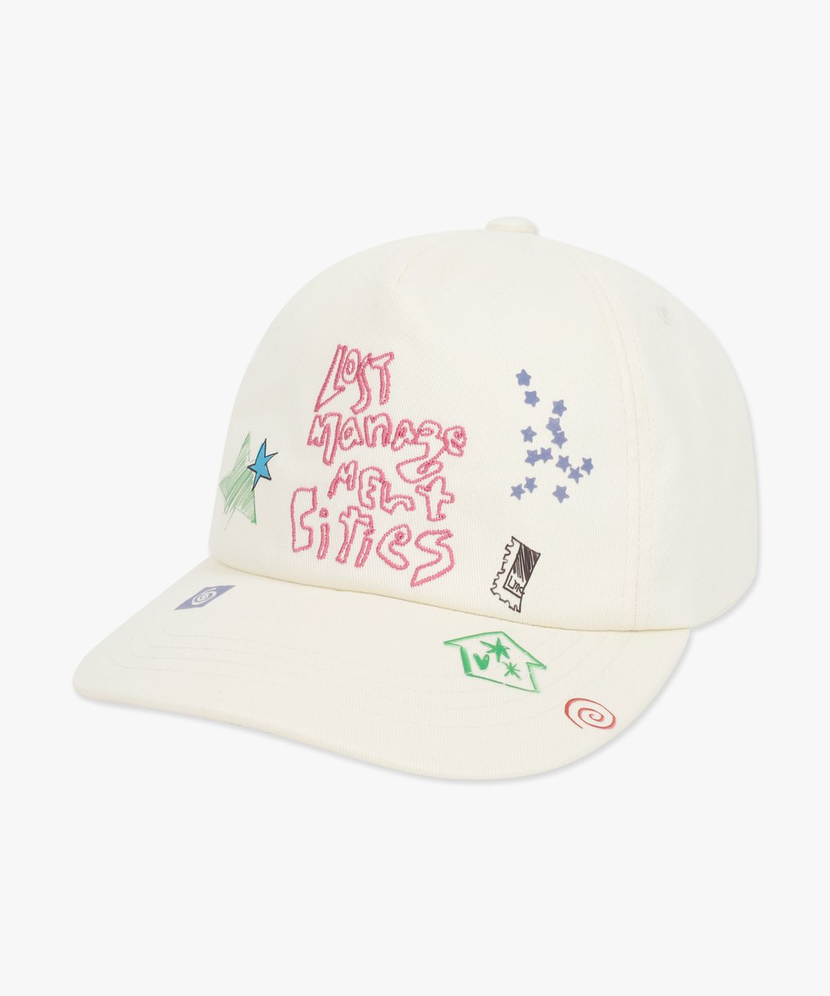 엘엠씨(LMC) PEN DRAWING COTTON 5PANEL CAP ivory