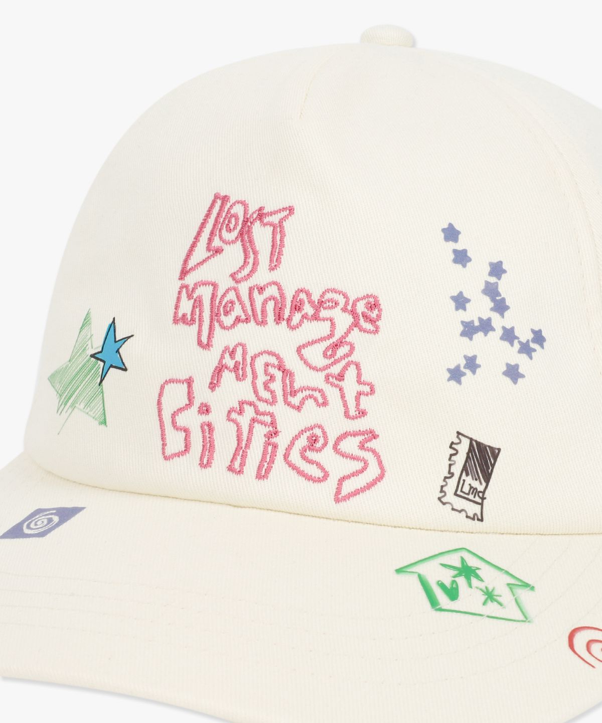 엘엠씨(LMC) PEN DRAWING COTTON 5PANEL CAP ivory