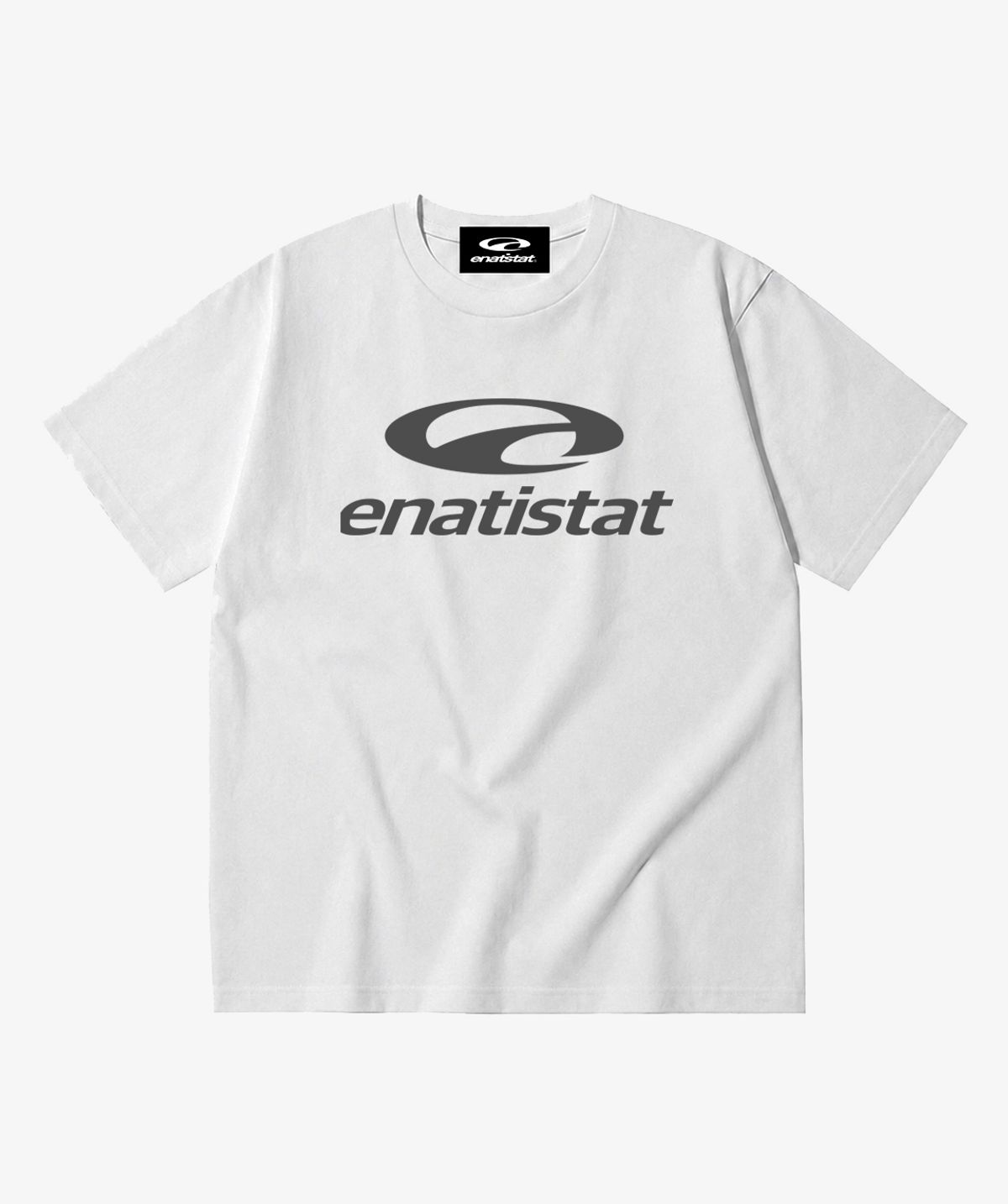 에나티스탯(ENATISTAT) ENATI CIRCLE LOGO TEE WHITE
