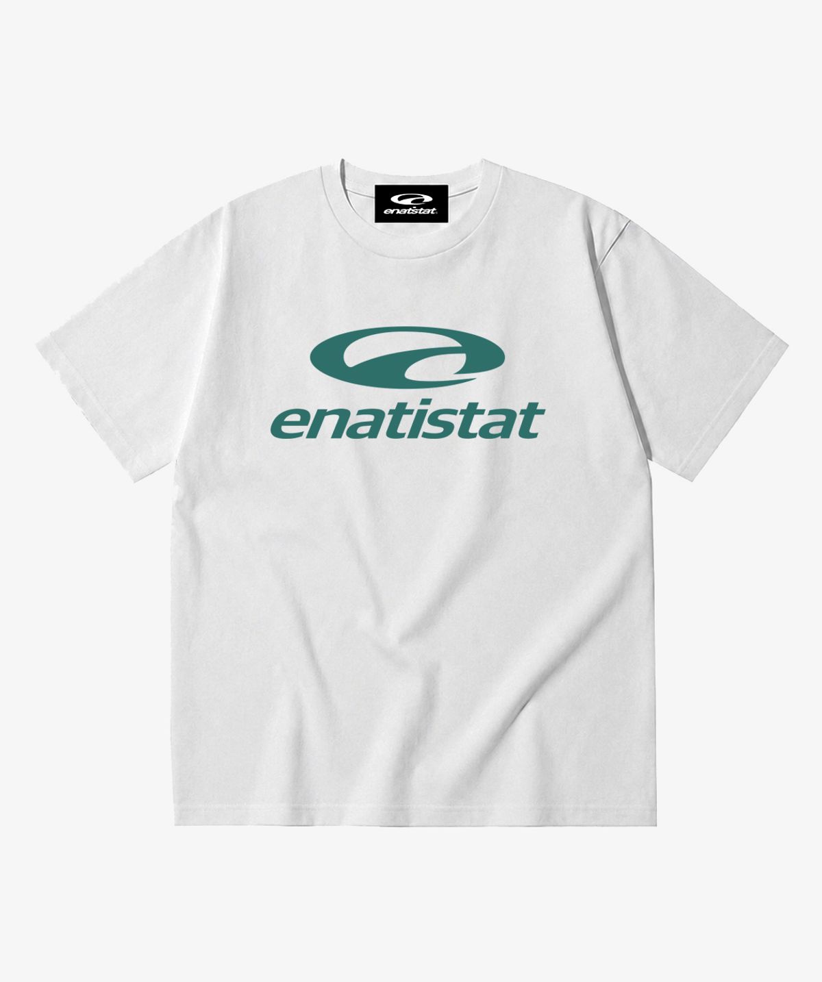에나티스탯(ENATISTAT) ENATI CIRCLE LOGO TEE WHITE