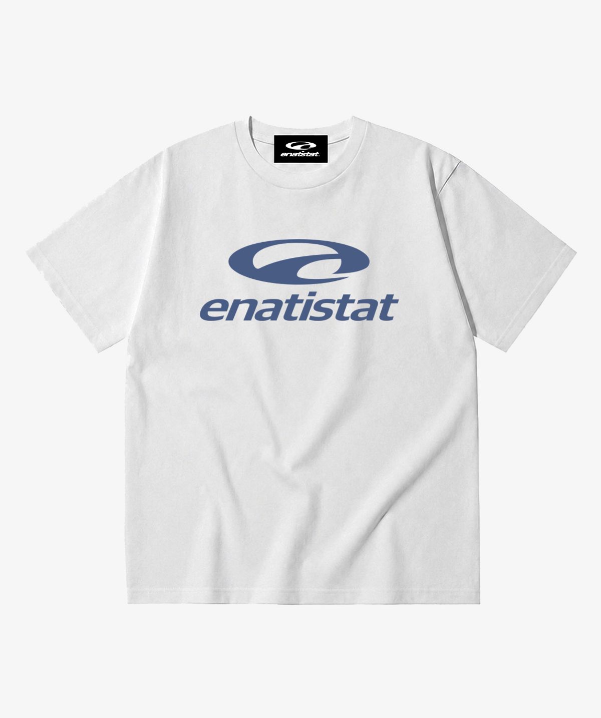 에나티스탯(ENATISTAT) ENATI CIRCLE LOGO TEE WHITE