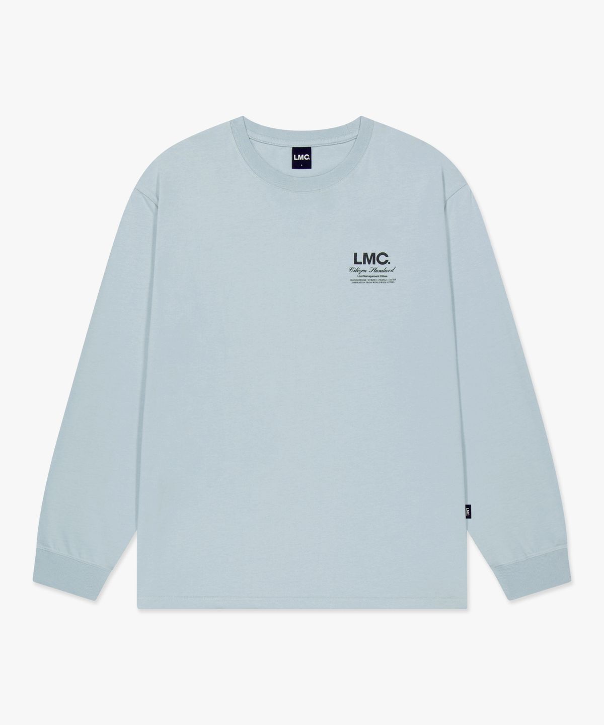 엘엠씨(LMC) STONE GLOBE LONG SLV TEE light mint