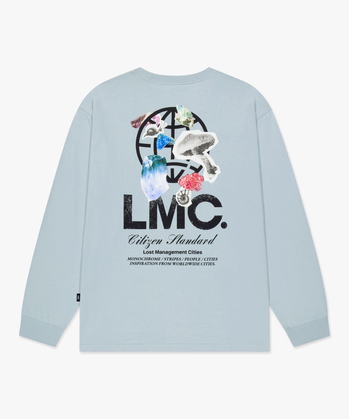 엘엠씨(LMC) STONE GLOBE LONG SLV TEE light mint