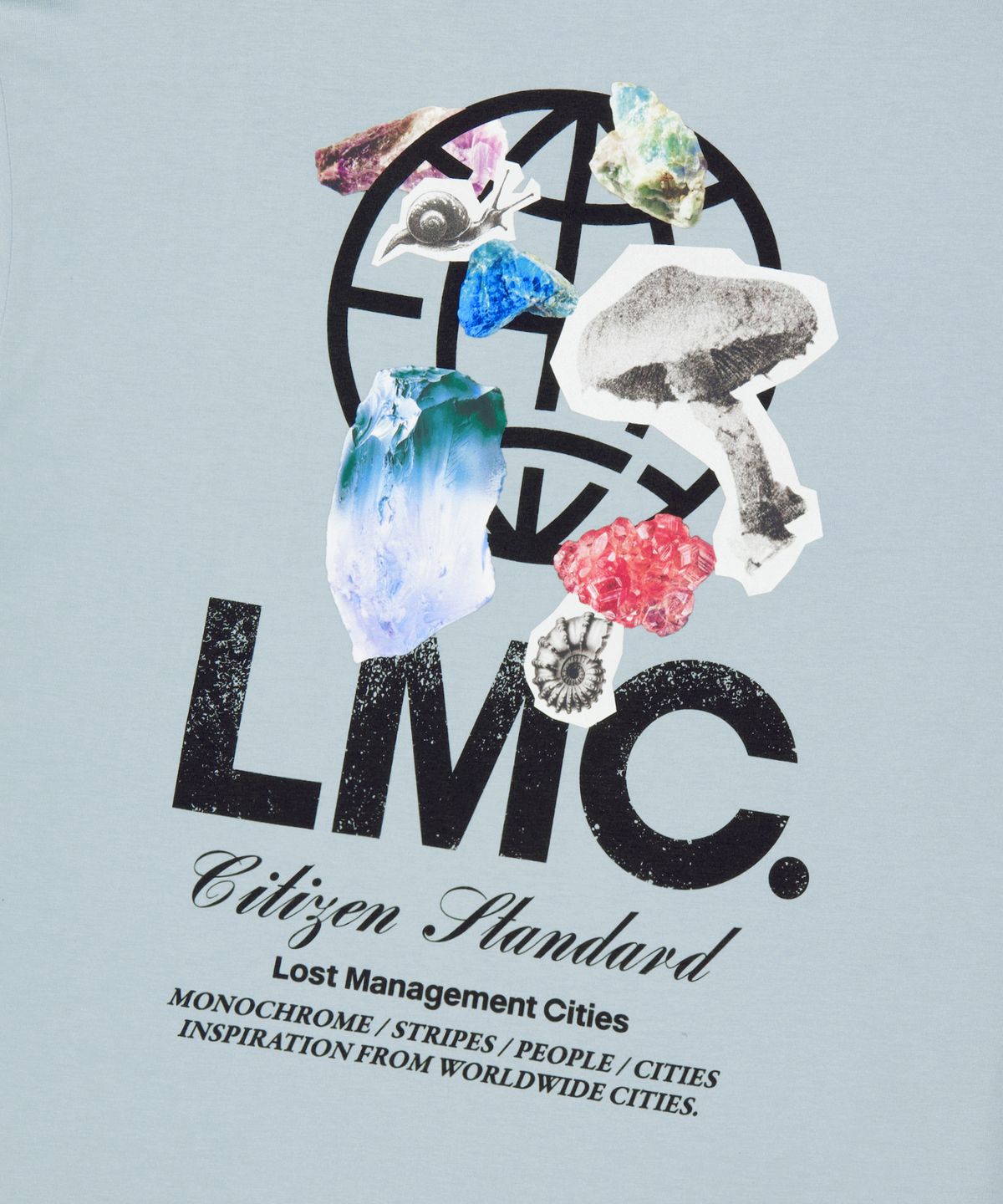 엘엠씨(LMC) STONE GLOBE LONG SLV TEE light mint