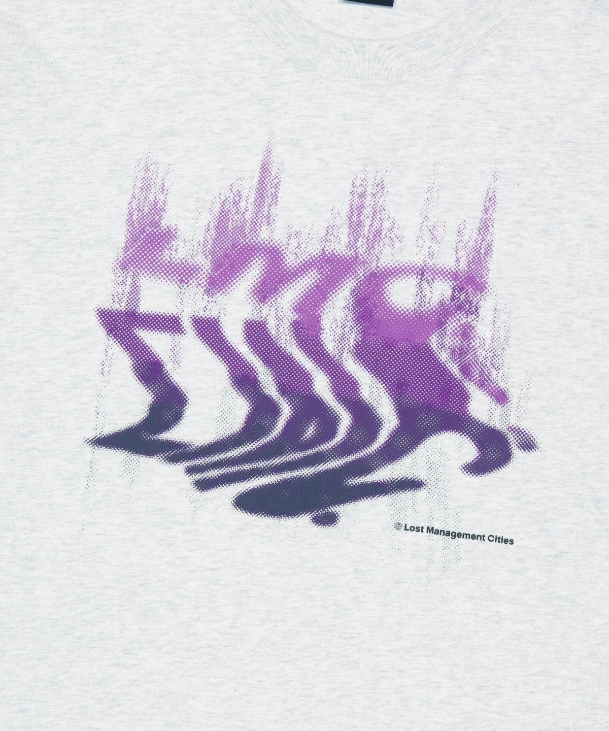 엘엠씨(LMC) GRADIANT WAVE LOGO LONG SLV TEE light heather gray