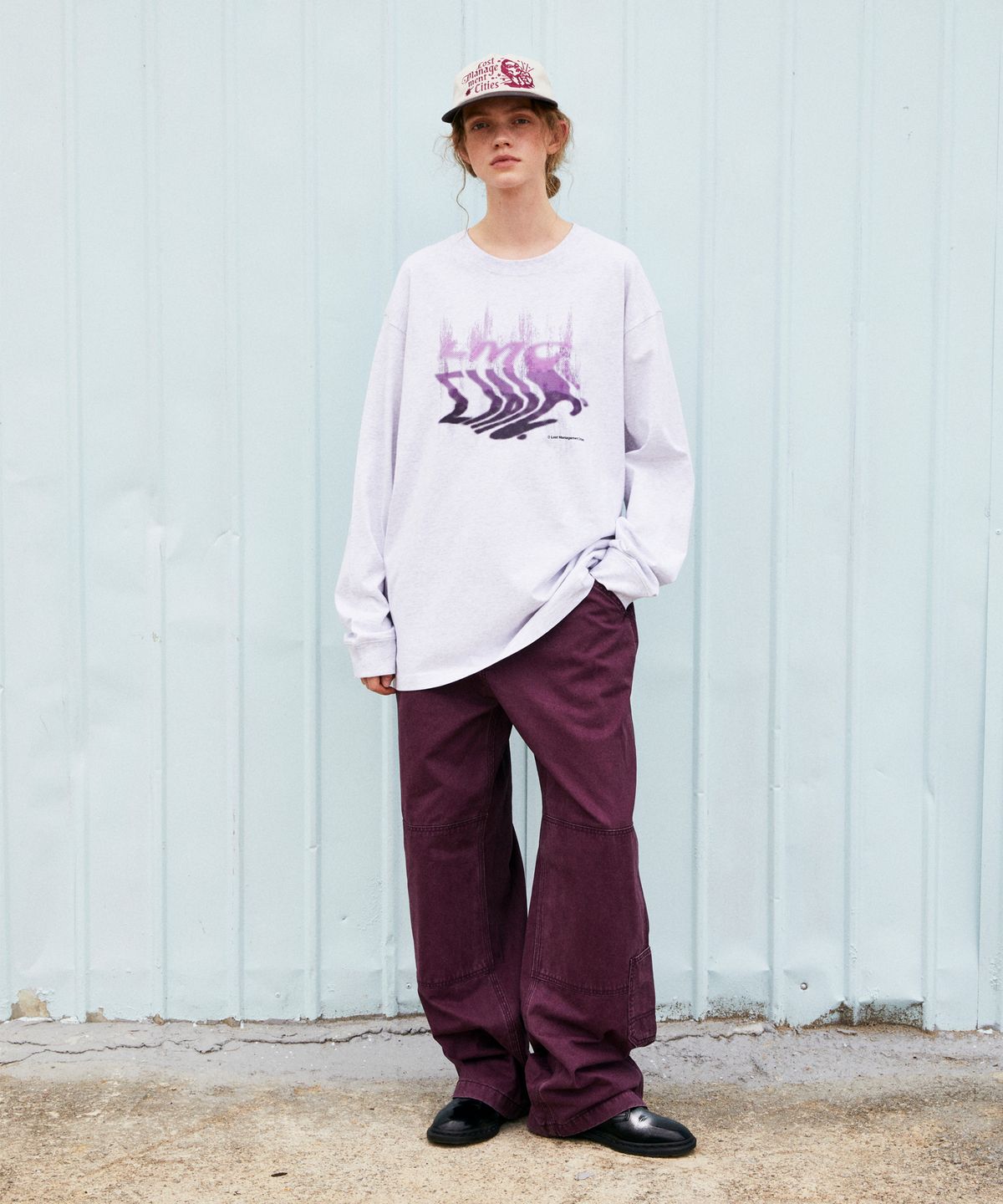 엘엠씨(LMC) GRADIANT WAVE LOGO LONG SLV TEE black