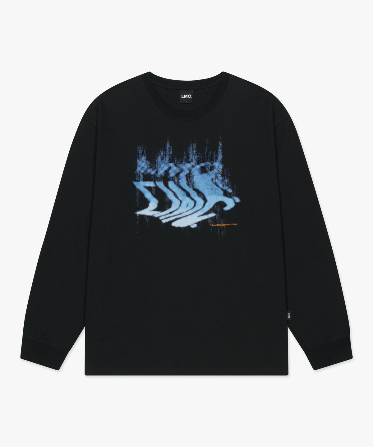 엘엠씨(LMC) GRADIANT WAVE LOGO LONG SLV TEE black
