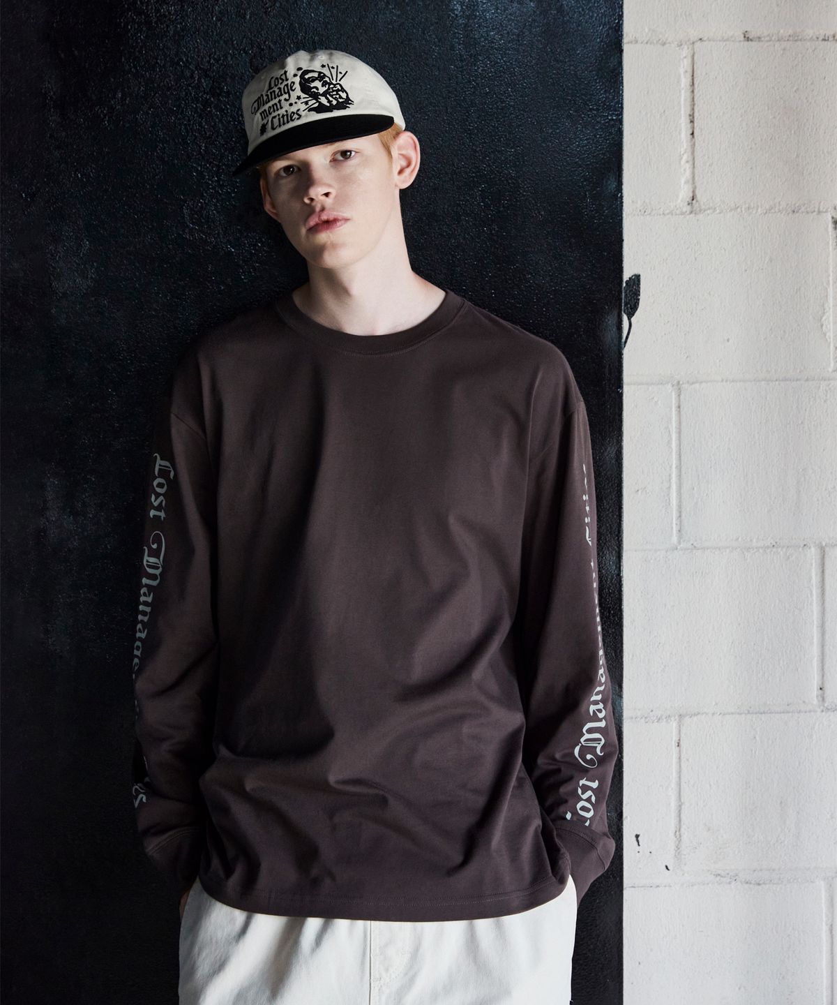 엘엠씨(LMC) ELECTRIC MAN LONG SLV TEE brown