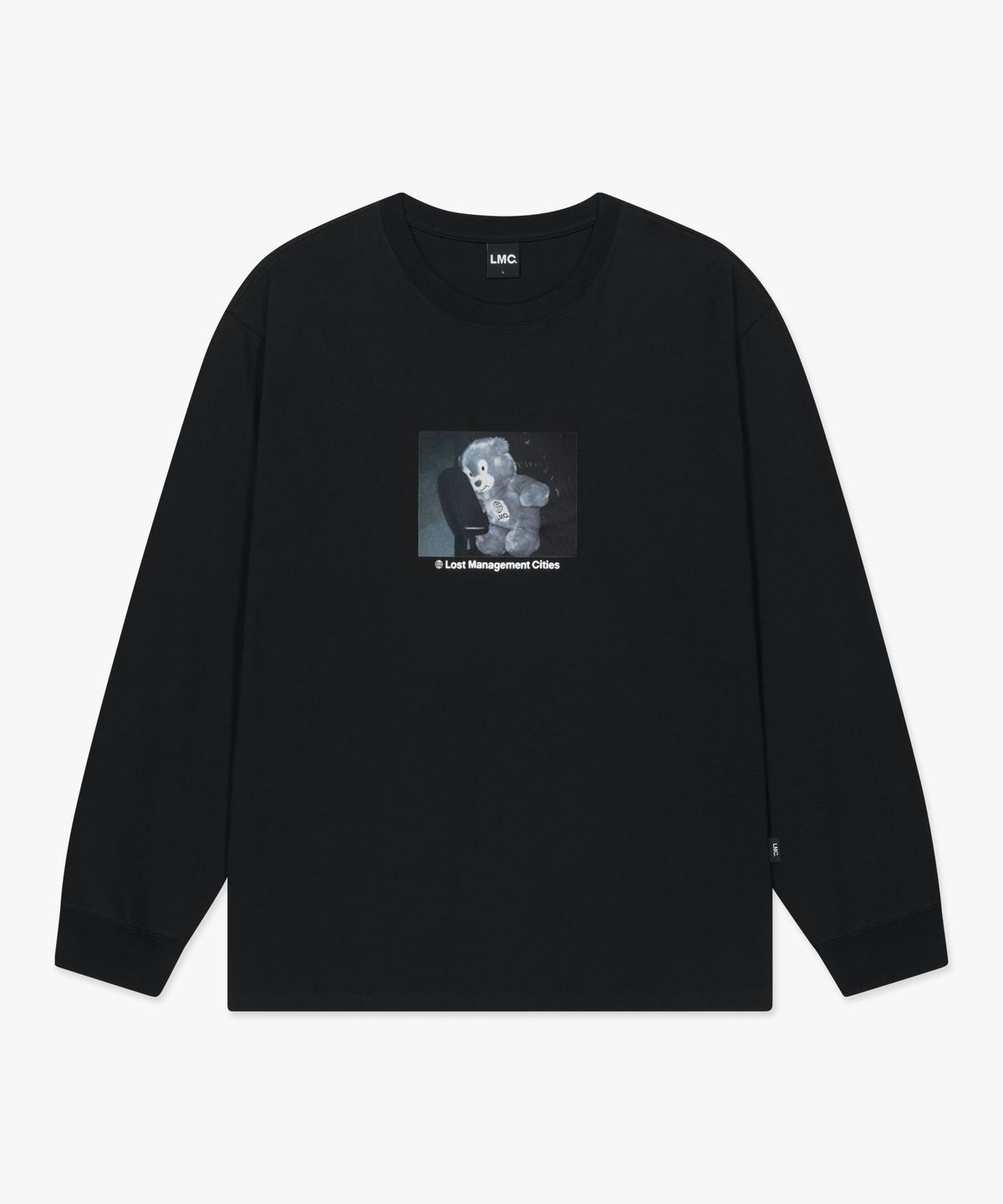 엘엠씨(LMC) PHOTO BEAR LONG SLV TEE black