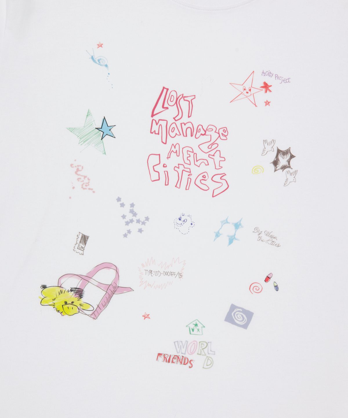 엘엠씨(LMC) PEN DRAWING LONG SLV TEE white