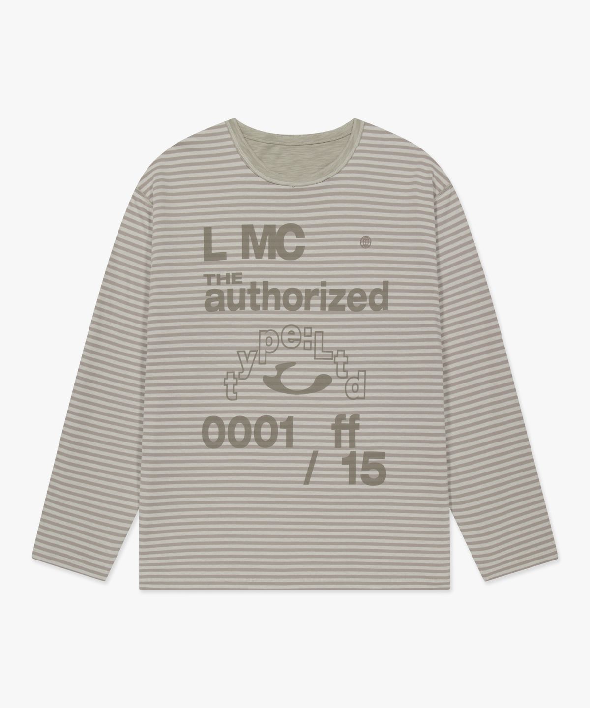 엘엠씨(LMC) REVERSIBLE STRIPE LONG SLV TEE beige
