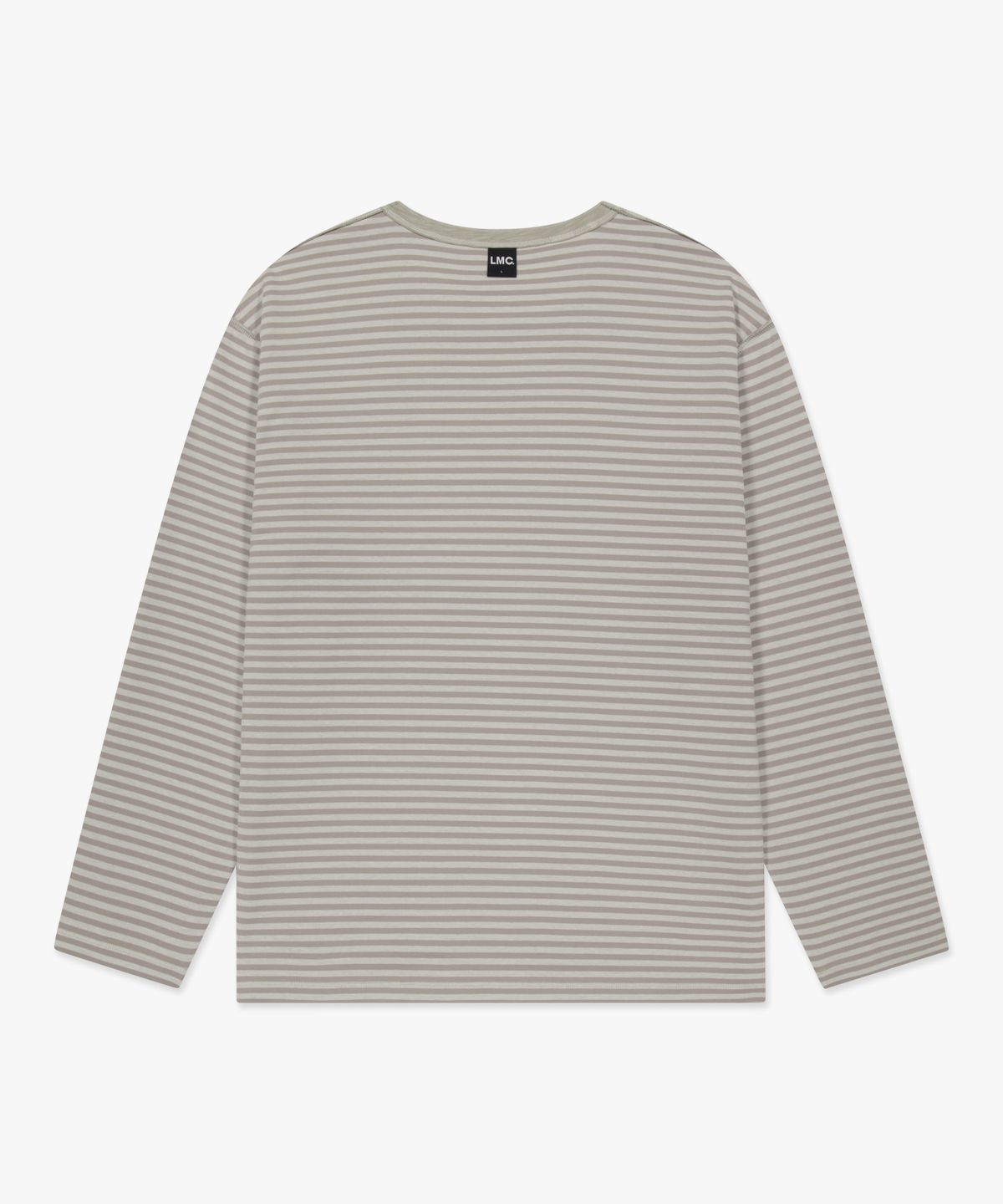 엘엠씨(LMC) REVERSIBLE STRIPE LONG SLV TEE beige