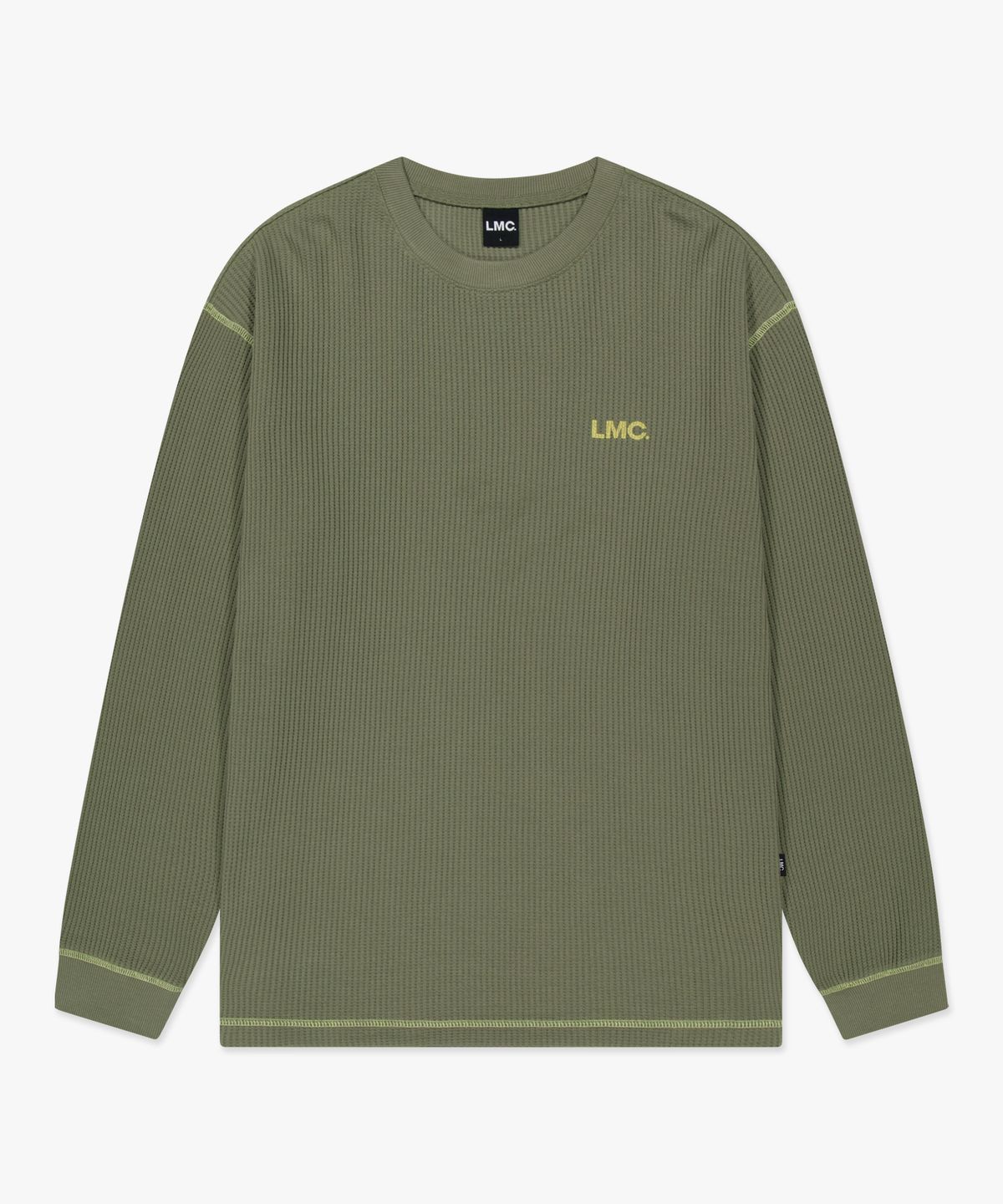엘엠씨(LMC) OG COMBO WAFFLE LONG SLV TEE olive