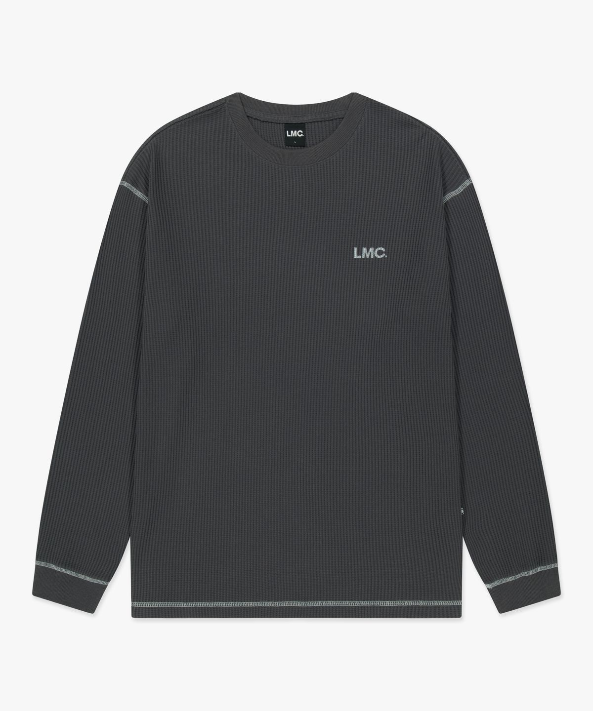엘엠씨(LMC) OG COMBO WAFFLE LONG SLV TEE charcoal