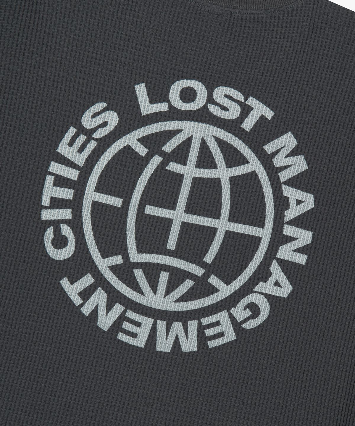 엘엠씨(LMC) OG COMBO WAFFLE LONG SLV TEE charcoal