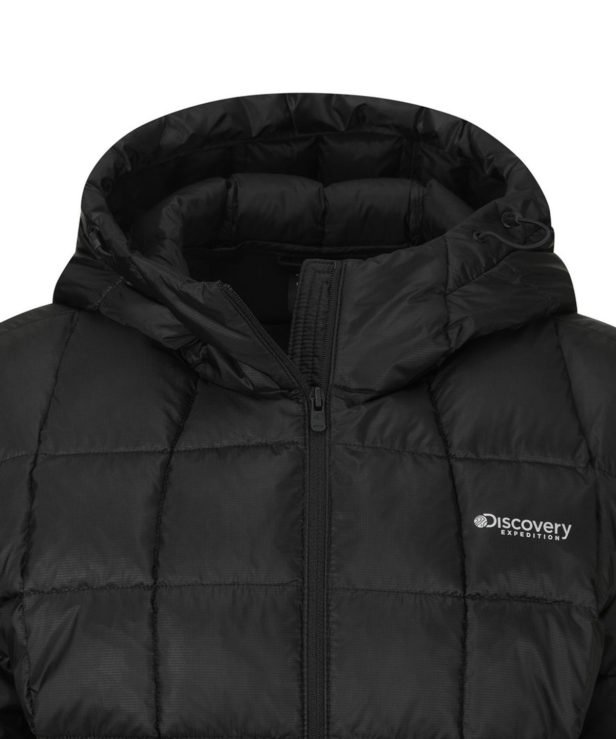 디스커버리 익스페디션(DISCOVERY EXPEDITION) 여성 올버트 후드 경량 패딩자켓 (BLACK)