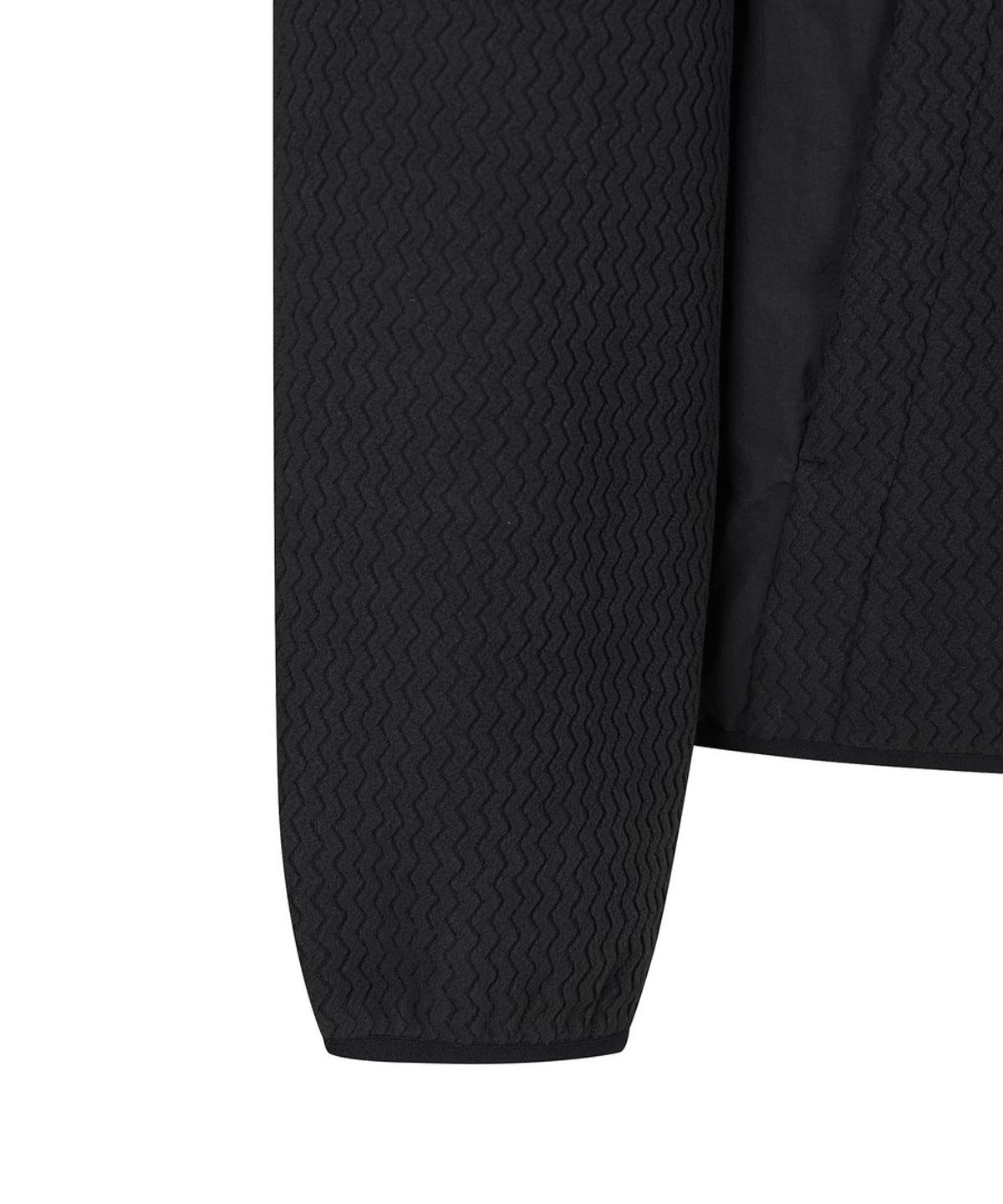 디스커버리 익스페디션(DISCOVERY EXPEDITION) 유니 자가드 플리스 후드 자켓 (BLACK)