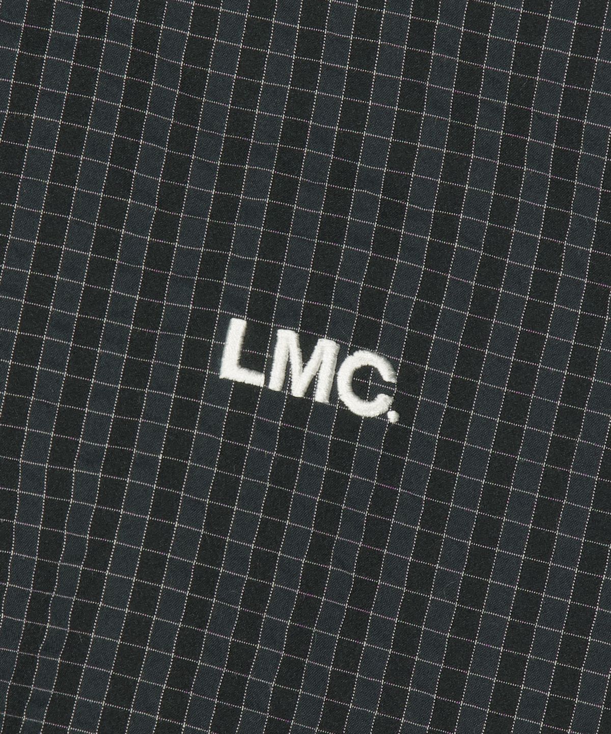 엘엠씨(LMC) CHECK ANORAK HOODIE ZIP JACKET black