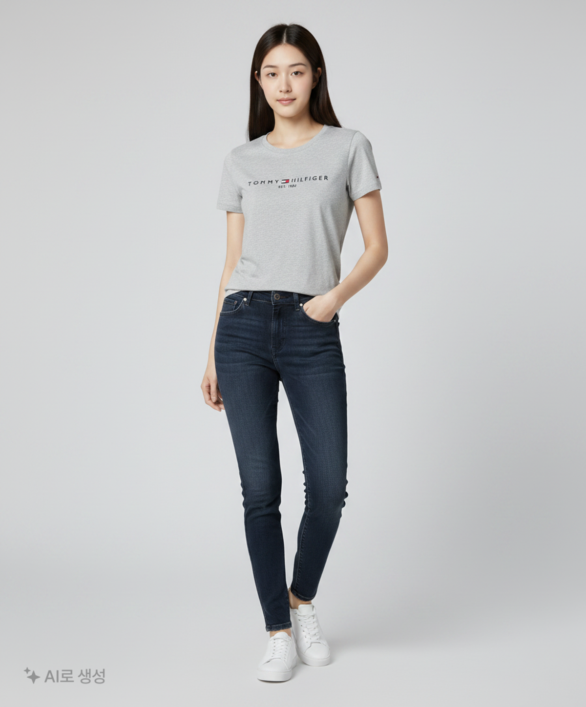 타미힐피거(TOMMY HILFIGER) 반소매 티셔츠 L