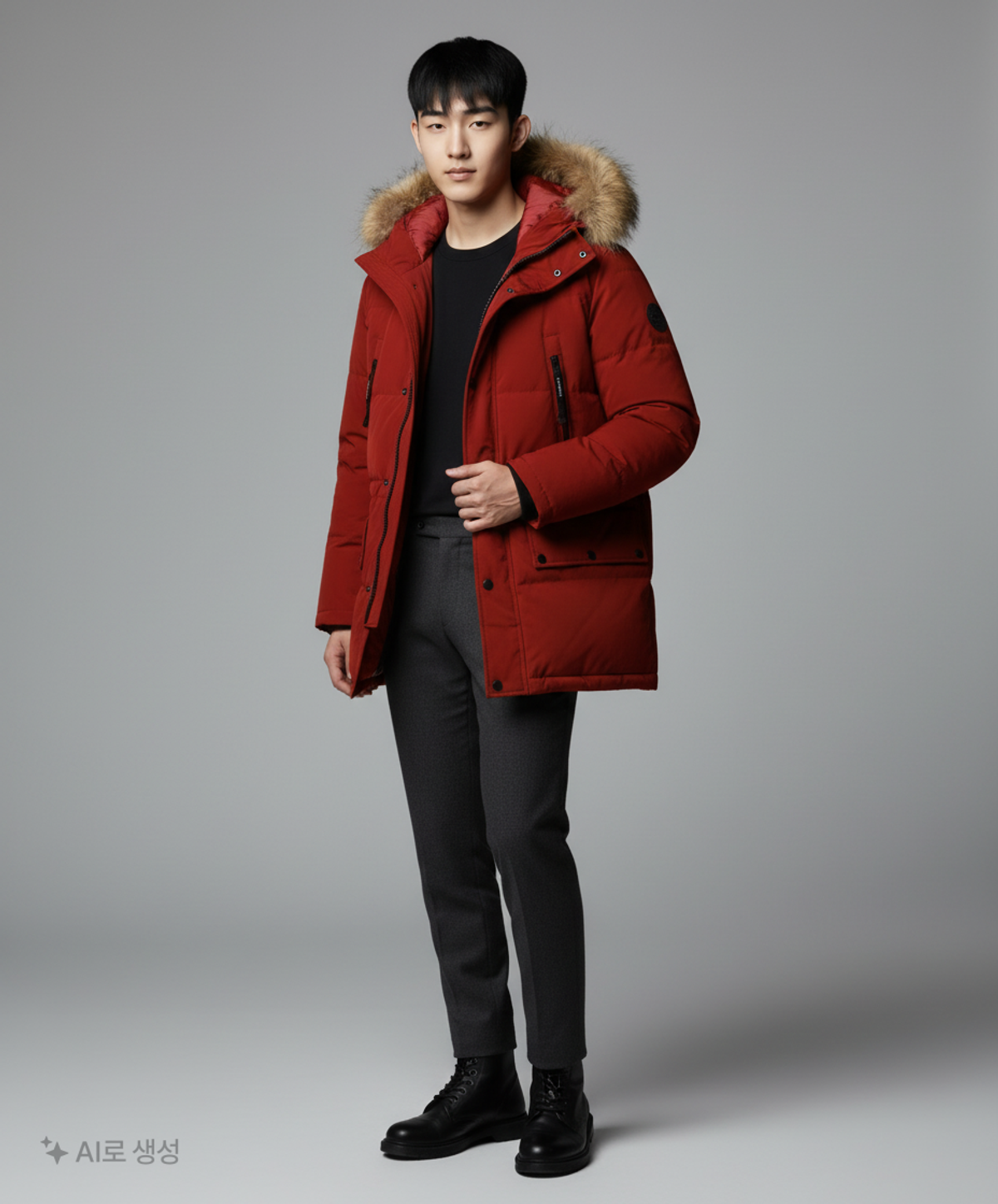 씨피 컴퍼니(CP Company) 하프 패딩/하프 헤비 아우터 100