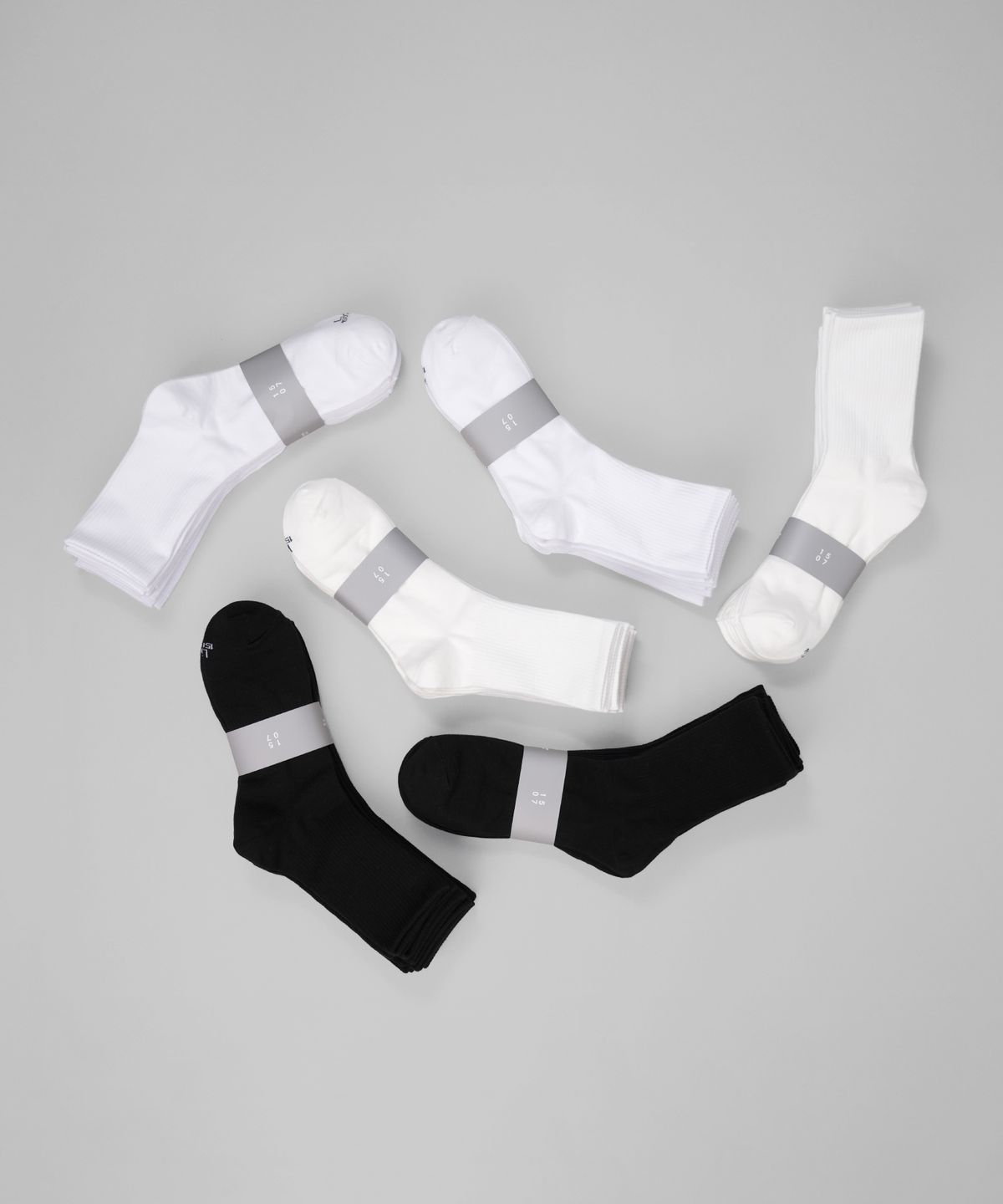 일오공칠(IL-O-GONG-CHIL) [7PACK] 1507 모노 트라우져 미들 삭스 - 빅사이즈 위클리 팩 (L size)