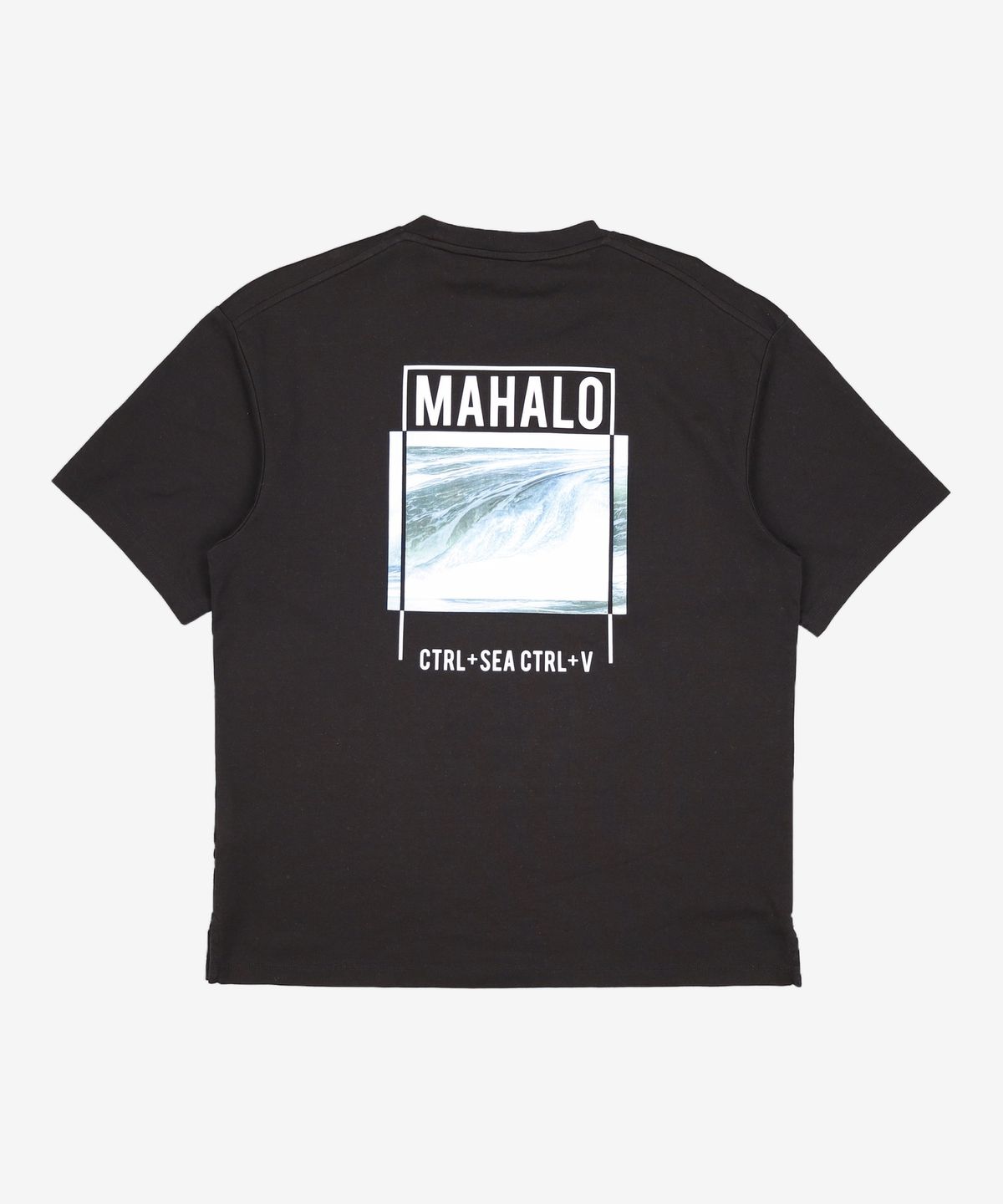 앤드지(AND Z) 서핑 MAHALO 그래픽 오버핏 반팔티 (BK)_BLA2TR1027 100