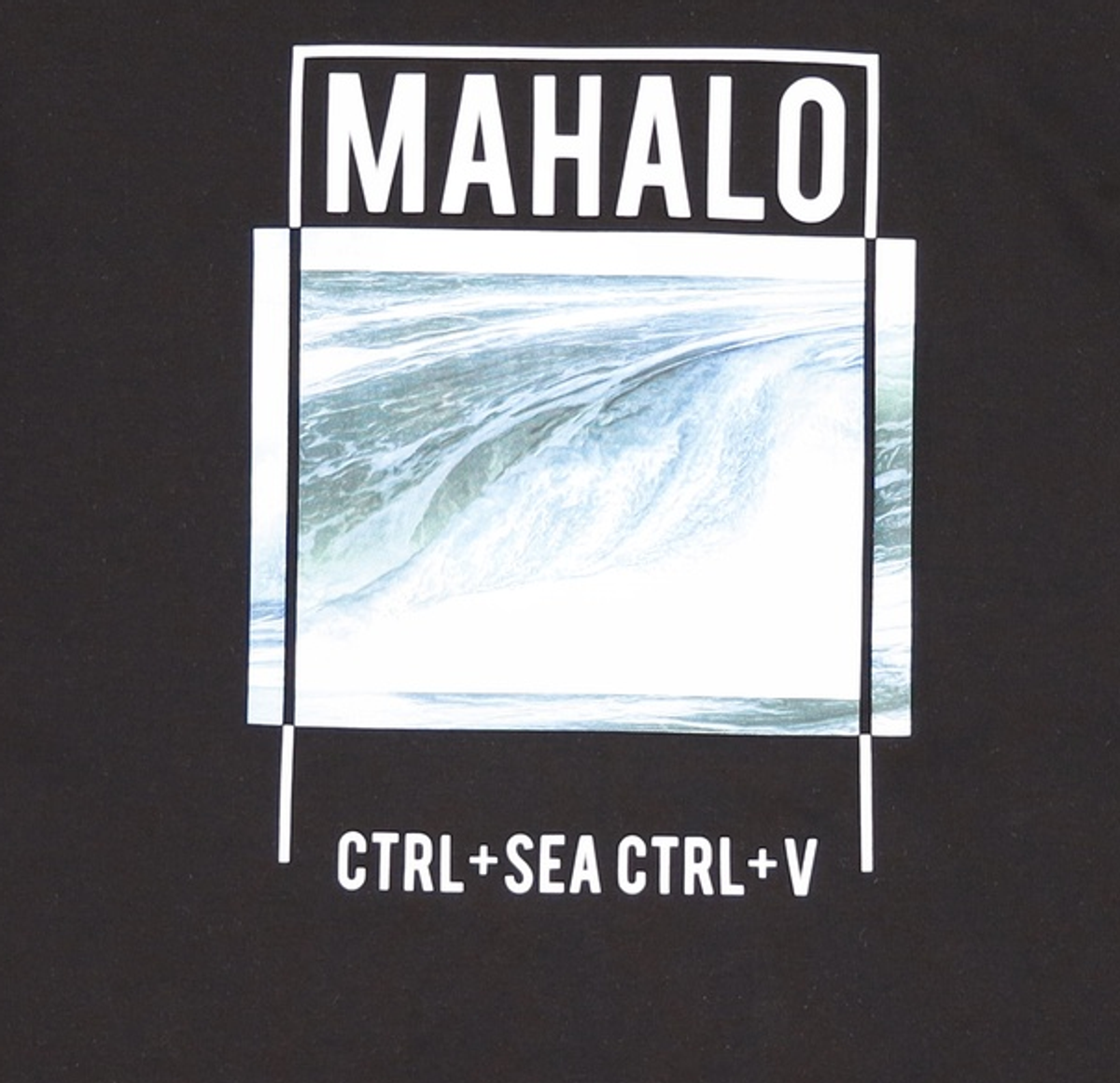 앤드지(AND Z) 서핑 MAHALO 그래픽 오버핏 반팔티 (BK)_BLA2TR1027 100