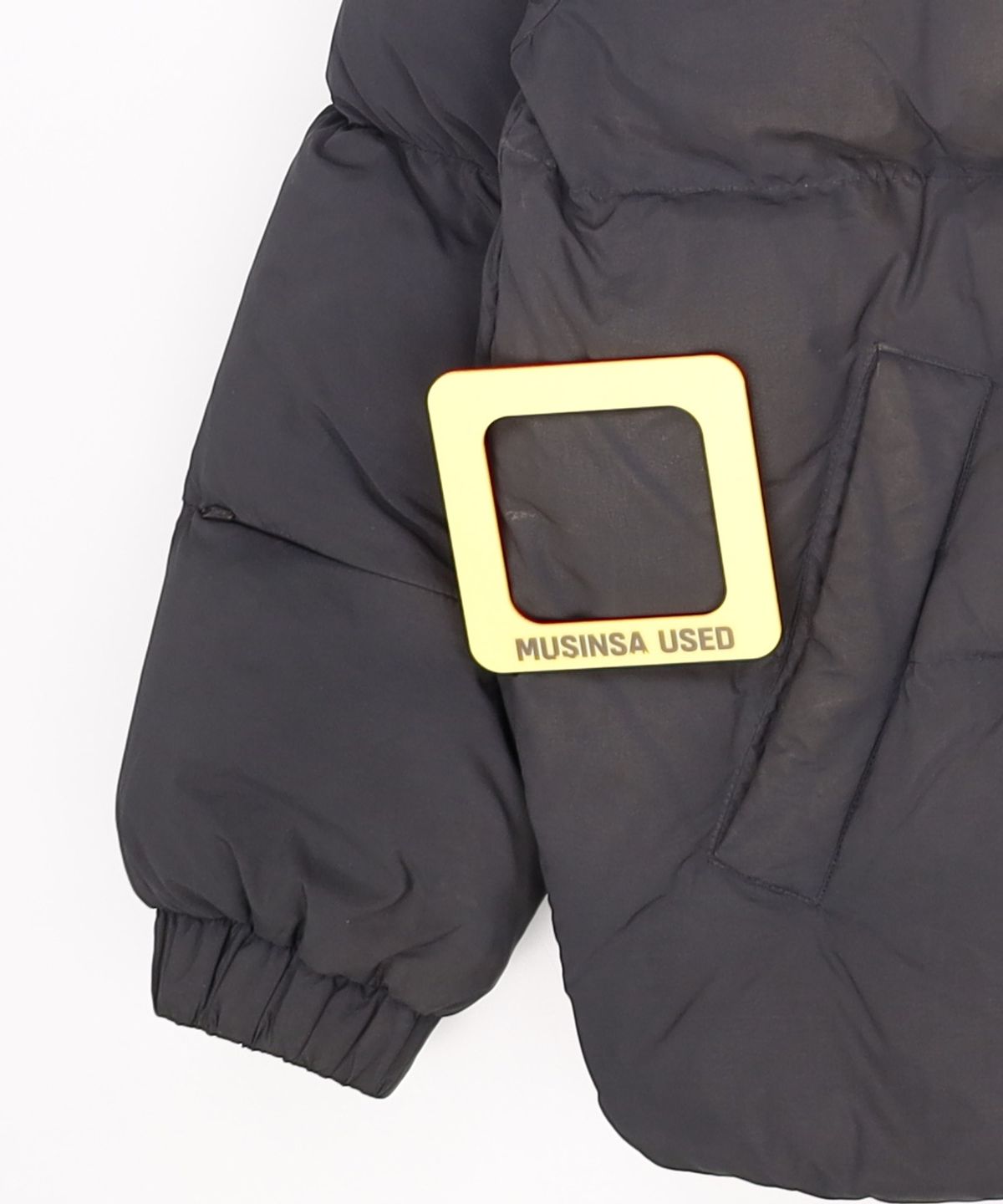 엠엘비(MLB) 메가로고 덕다운 숏패딩 NY (BLACK) S