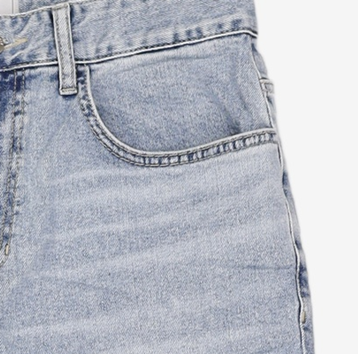 가먼트레이블(GARMENT LABLE) [피스워커x가먼트레이블]Garment Worker Tapered Crop Jeans / Tapered (Greyish Blue) US(M)