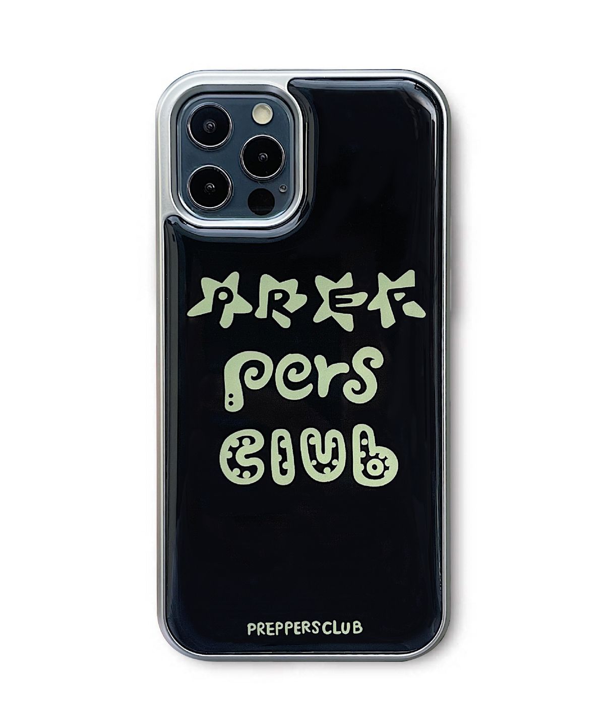 프레퍼스클럽(PREPPERS CLUB) 블랙 프레퍼스 폰케이스
