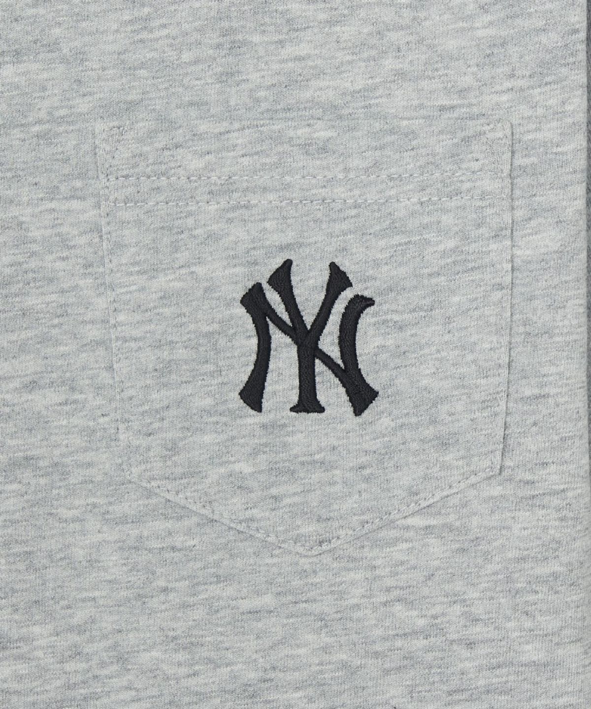 엠엘비 키즈(MLB KIDS) 스포티브 베이직 포켓 티셔츠 NY (Melange Grey)