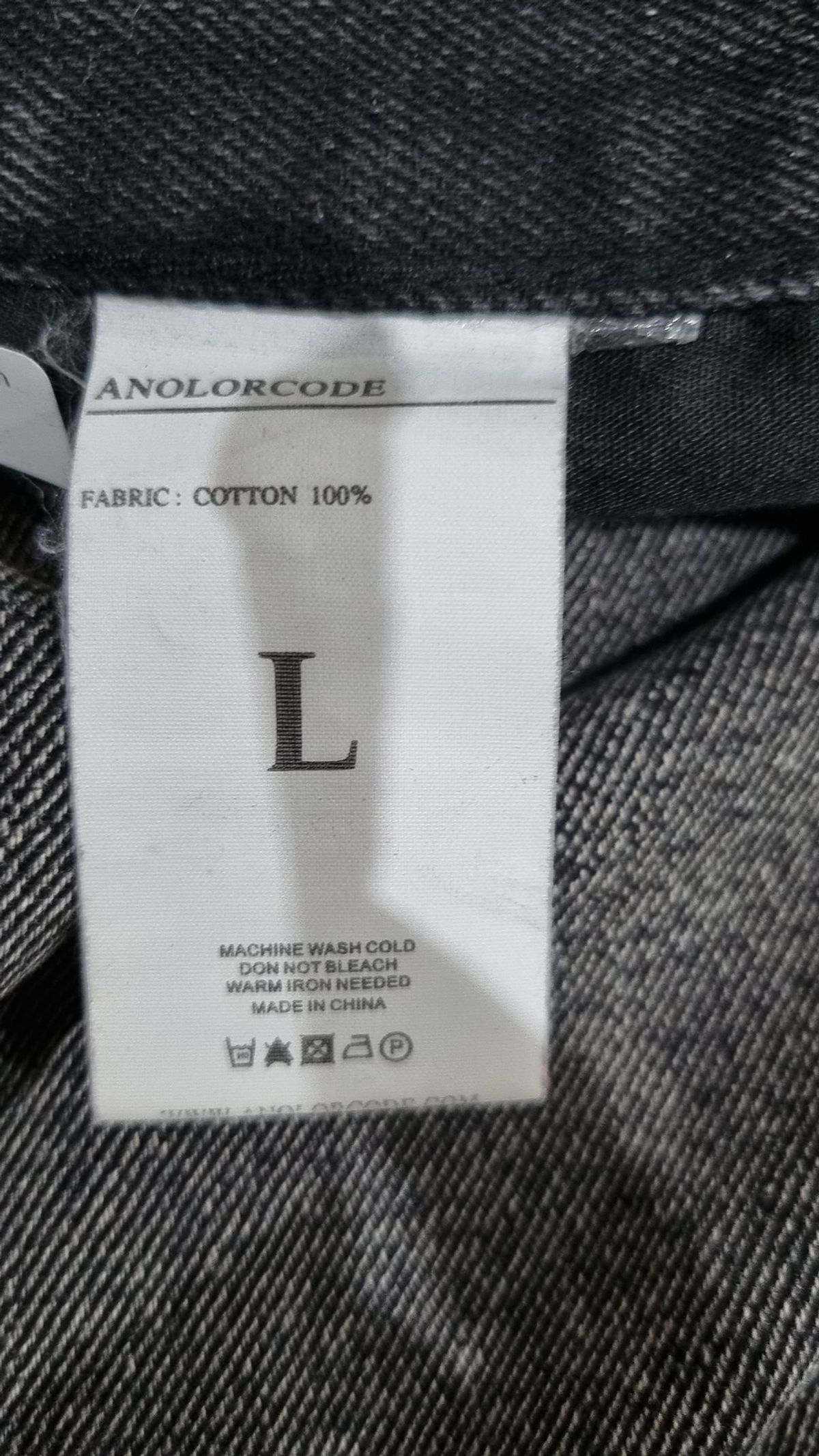 어널러코드(ANOLORCODE) 청/데님 팬츠 L