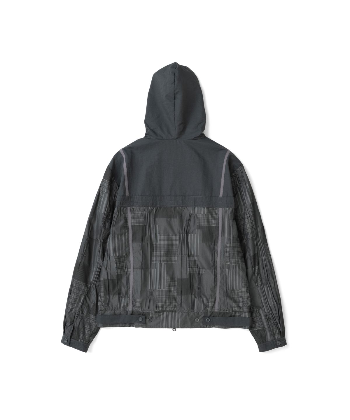 더콜디스트모먼트(THE COLDEST MOMENT) TCM patchwork pattern windstopper (black)