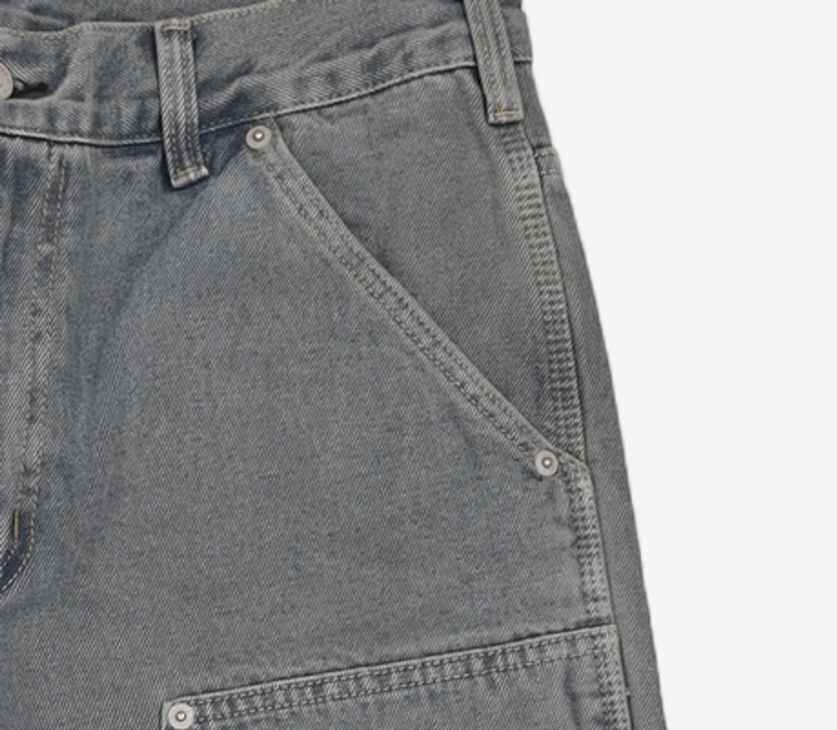 디스이즈네버댓(THISISNEVERTHAT) (FW25) Denim Double Knee Pant Black M