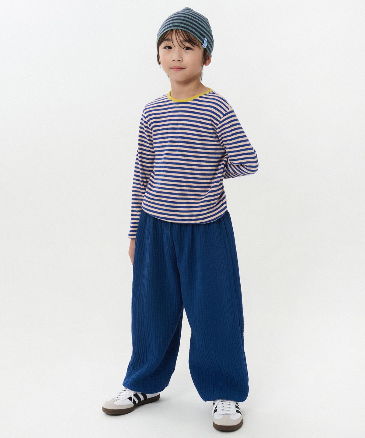 보나츠(BONATS) [Junior]소프트 팔레트 루즈팬츠 (네이비)