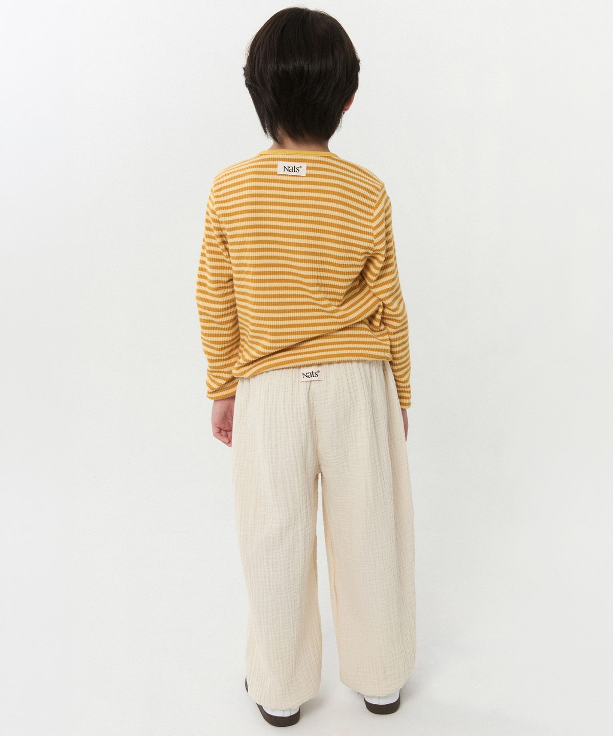 보나츠(BONATS) [Junior]소프트 팔레트 루즈팬츠 (크림)