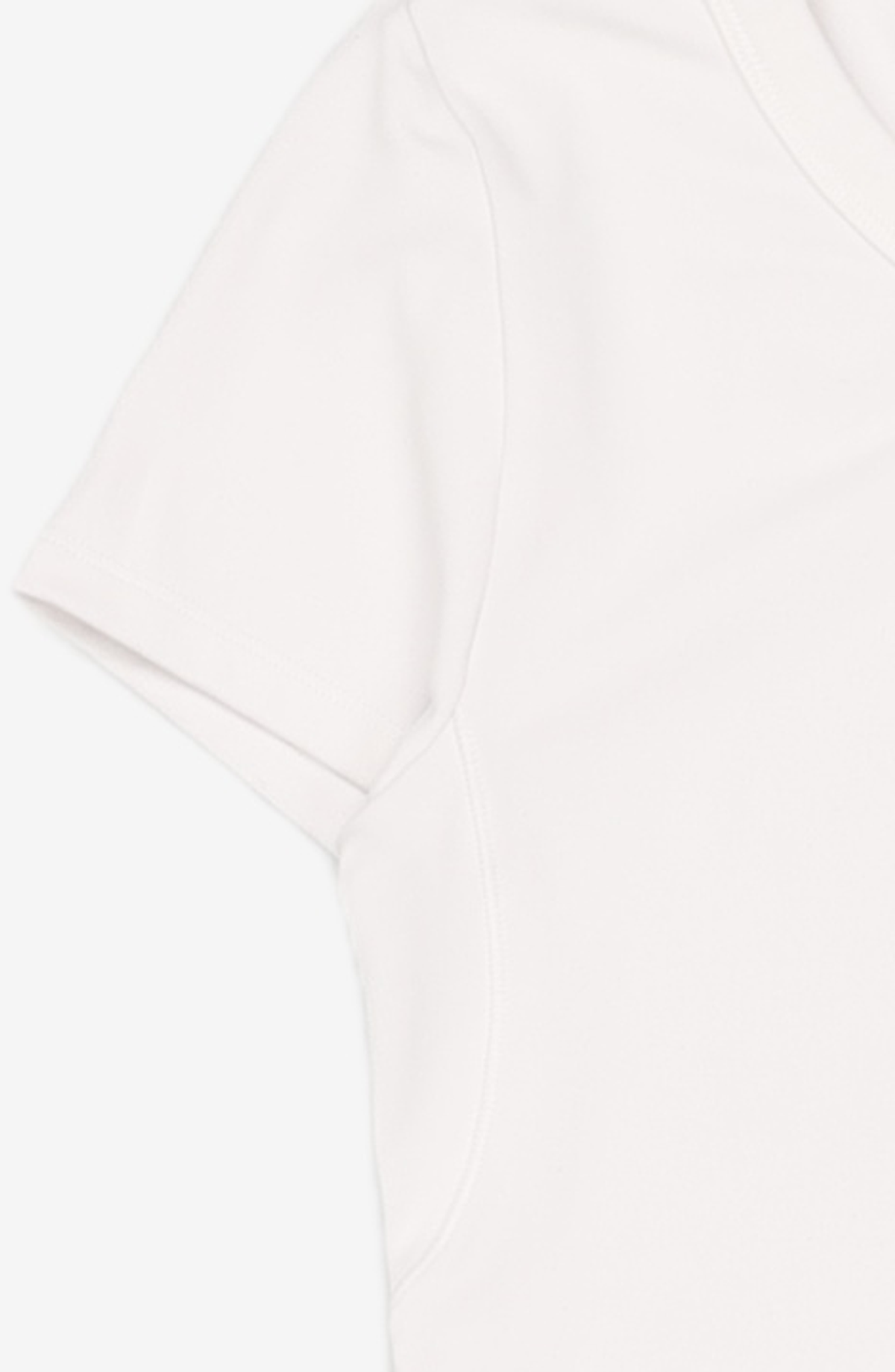 나이키(NIKE) 원 피티드 드라이 핏 반팔 크롭 탑 W - 화이트:블랙 / FN2805-100 95