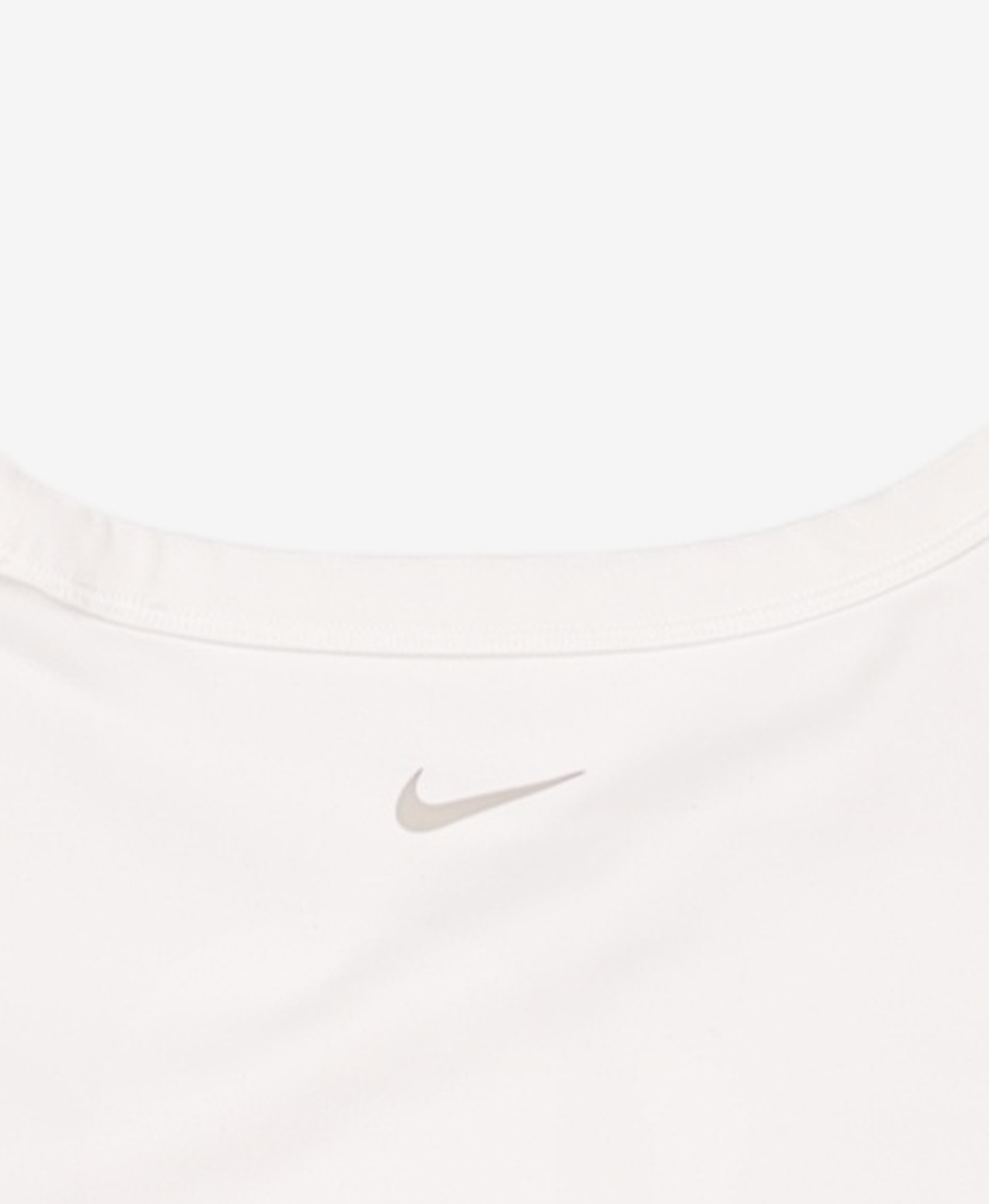 나이키(NIKE) 원 피티드 드라이 핏 반팔 크롭 탑 W - 화이트:블랙 / FN2805-100 95