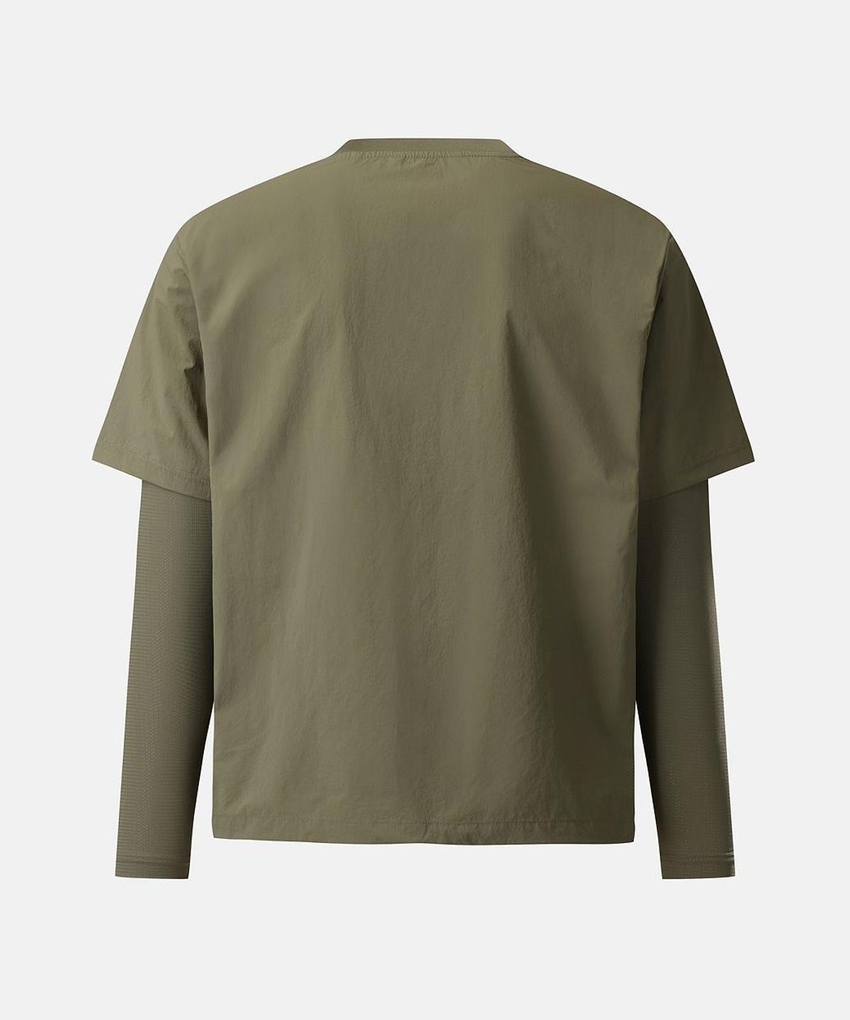 코오롱스포츠(KOLON SPORT) 남성 우븐 레이어드 티셔츠 TLTBA26401KHA