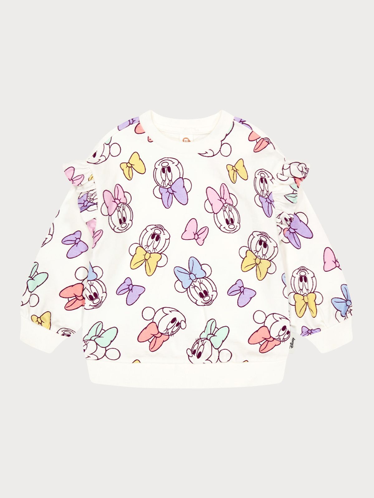 밀크마일(MILKMILE) [디즈니]미니마우스 스위티리본프릴티셔츠