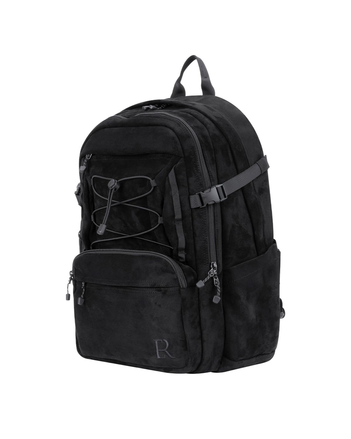 앙트레브(ENTRE REVES) CITY NOIR SUEDE - BLACK